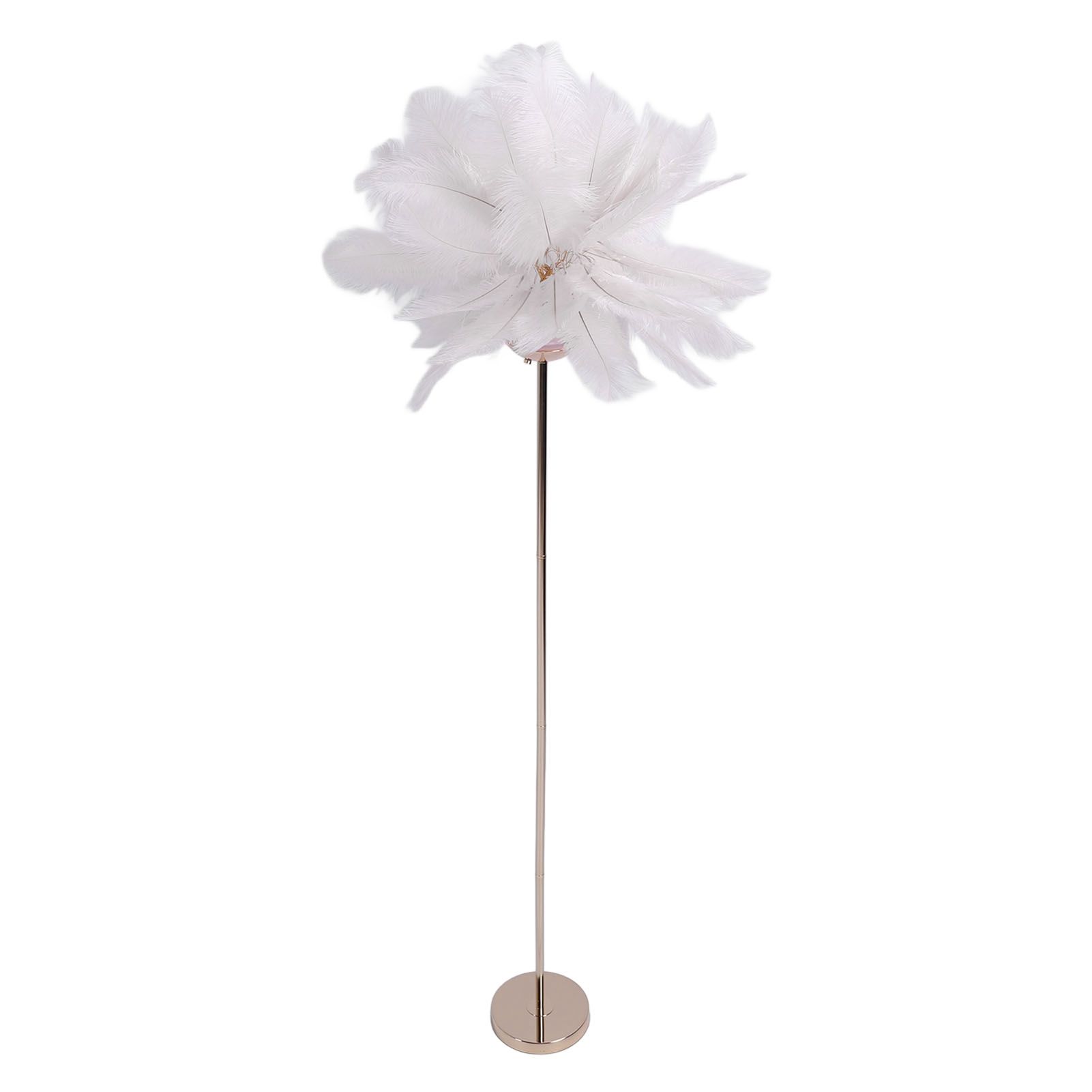 61in Decorative Feather LED Floor Lamp 3 Color Temperature Stepless Dimming view 8