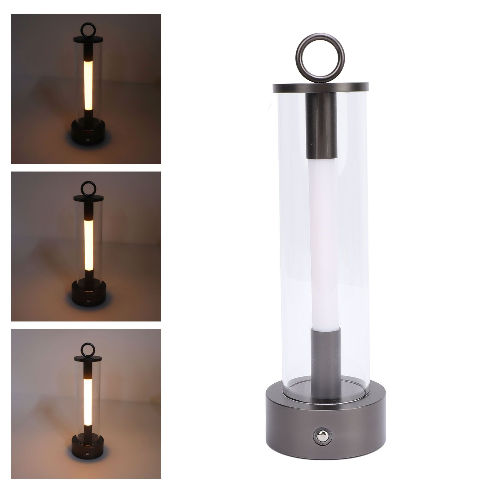 Table Lamp Modern LED Metal Touch Sensor Control USB Rechargeable Cordless view 12