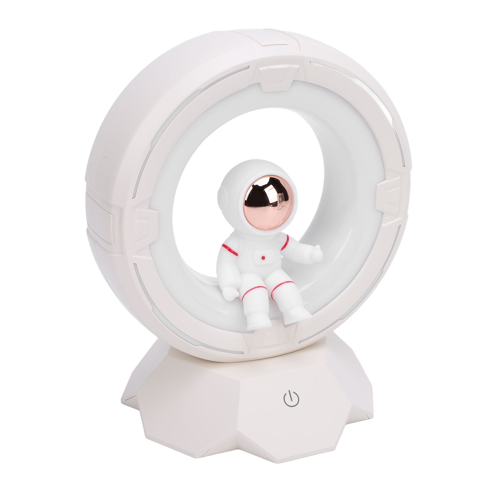 Space Man Night Light for Kids ABS PC Silicone 3 Color Temperature USB view 10