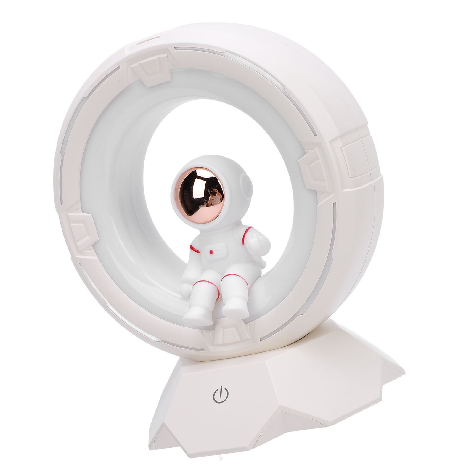 Space Man Night Light for Kids ABS PC Silicone 3 Color Temperature USB view 12