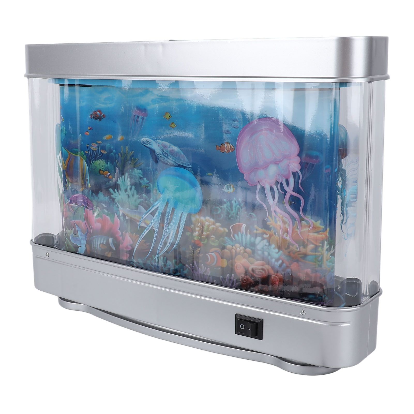 Fake Fish Tank Lamp with Moving Fish LED Artificial Aquarium Decorative Lamp