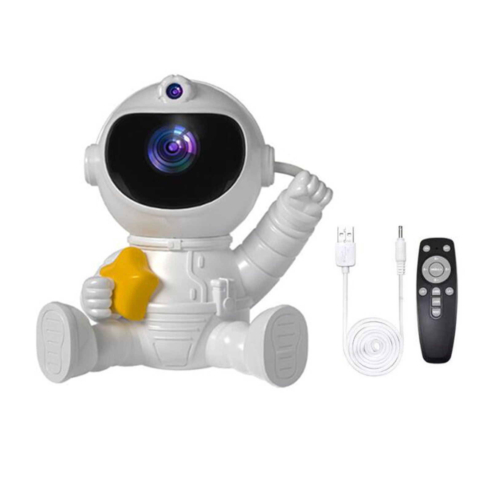 Star Projector Night Light Space Man Space Projector Lamp with Remote Kids view 2