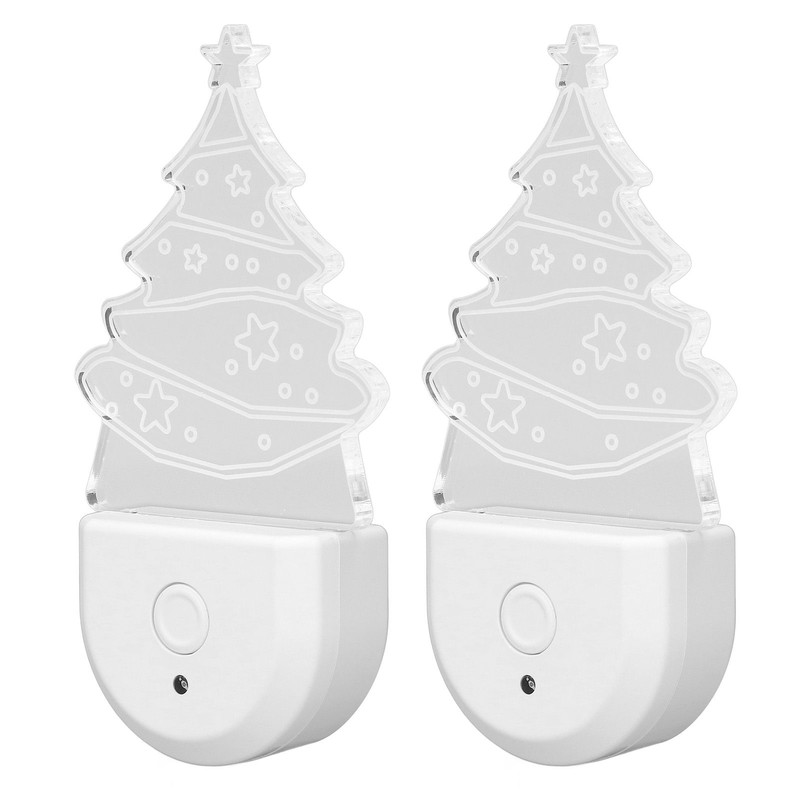 Xmas Tree LED Night Light Dusk To Dawn Sensor Plug and Play Energy Saving RGB view 9