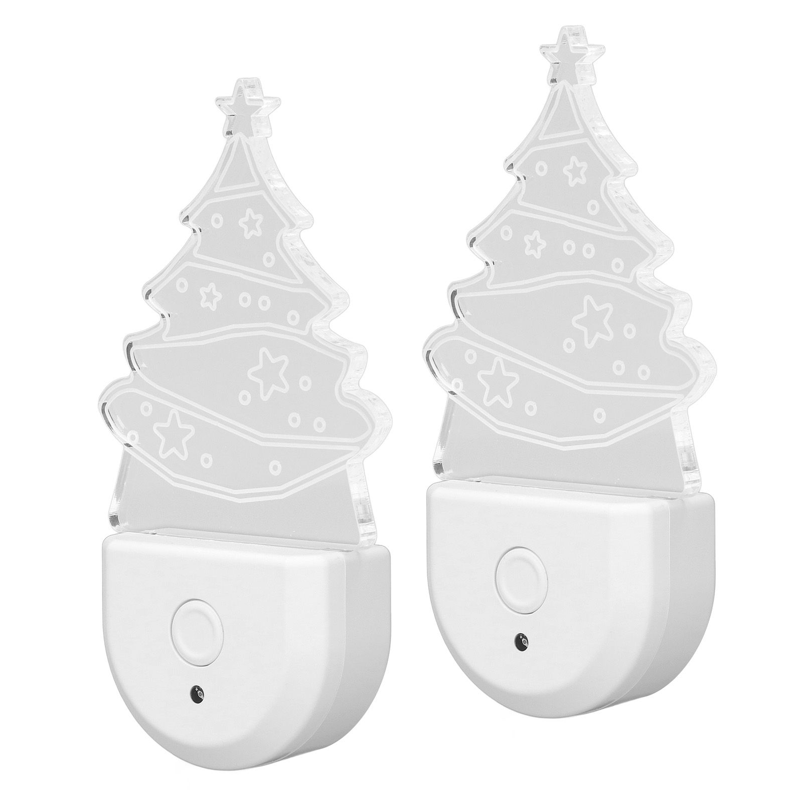 Xmas Tree LED Night Light Dusk To Dawn Sensor Plug and Play Energy Saving RGB view 10
