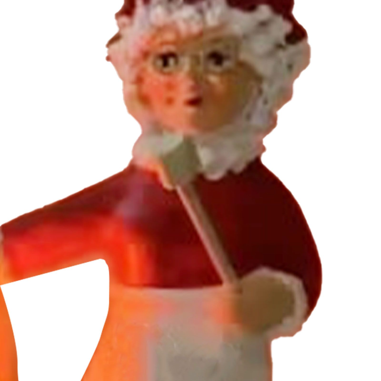 Santa Campfire Night Light LED Plug In Cute 3D Spooky Fake Flickering Fire view 5
