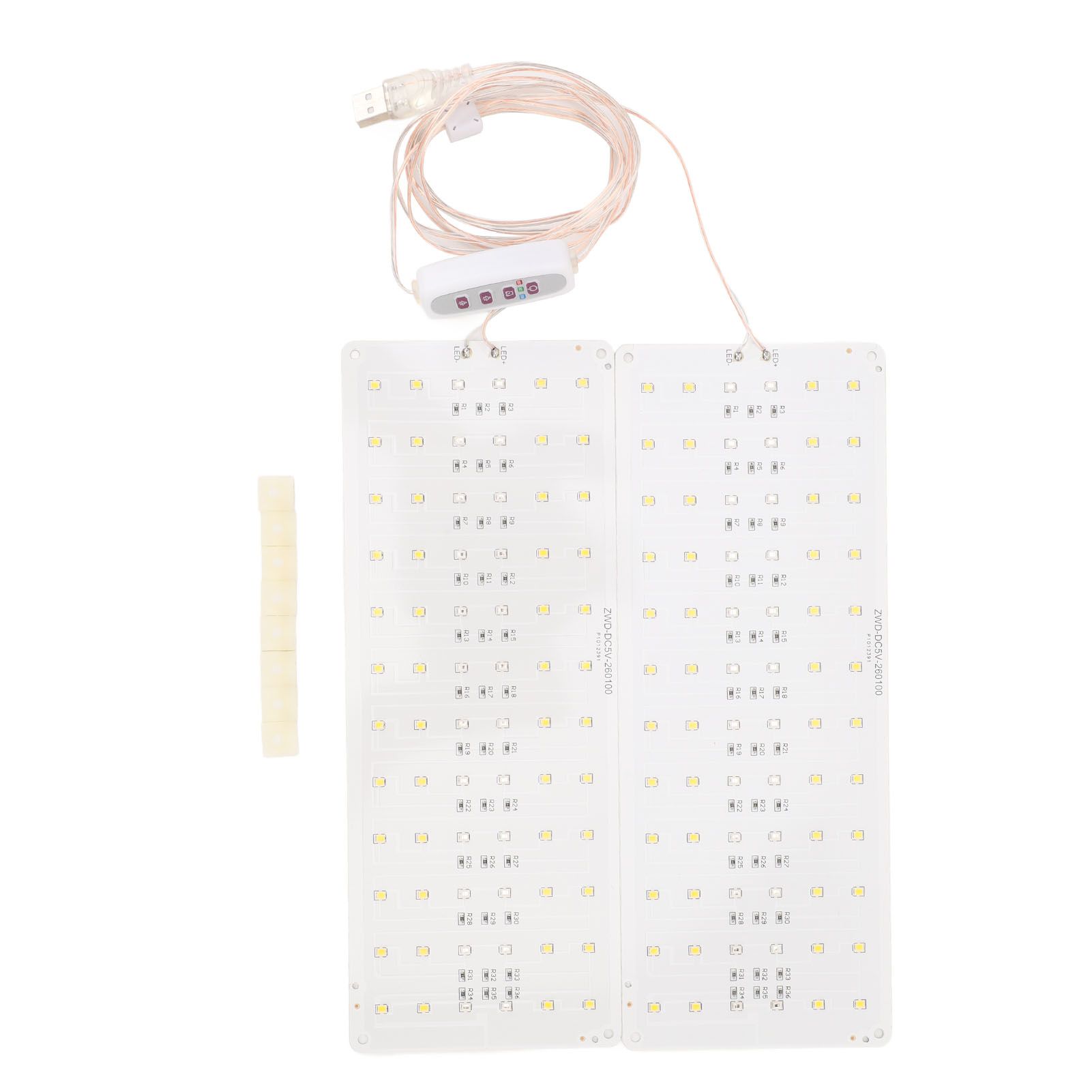 LED Grow Light Panel 5 Brightnesses Dimmable Ultra Thin Under Cabinet Plant view 3