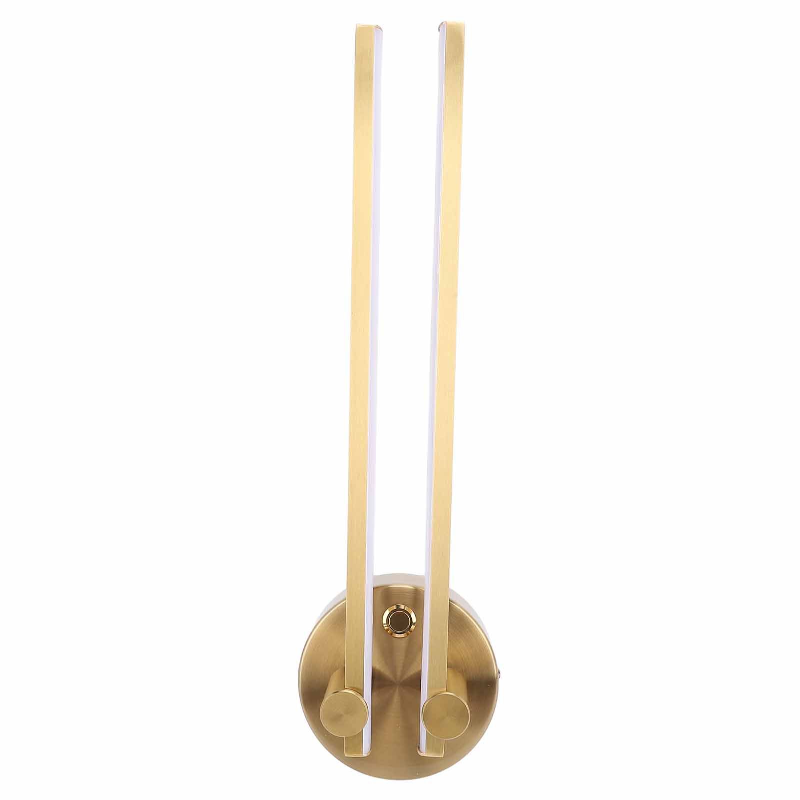 Modern LED Wall Sconce with 2 Arm 300 Degree Rotation Wall Light Fixture