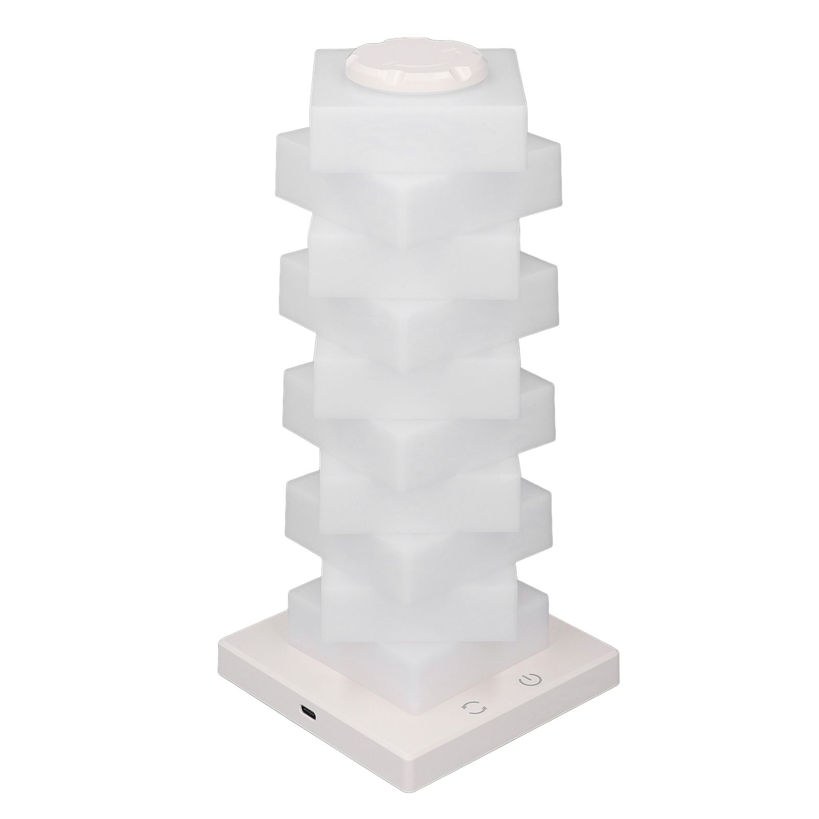 Stackable Night Light 3D LED RGB Touch Desk Lamp DIY Stacked Kids Table Lamp view 4