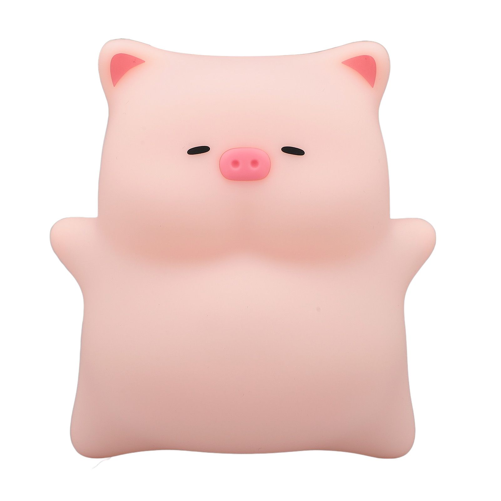 Piggy Night Light for Kids Silicone 3000K LED Dimmable Rechargeable Bedside