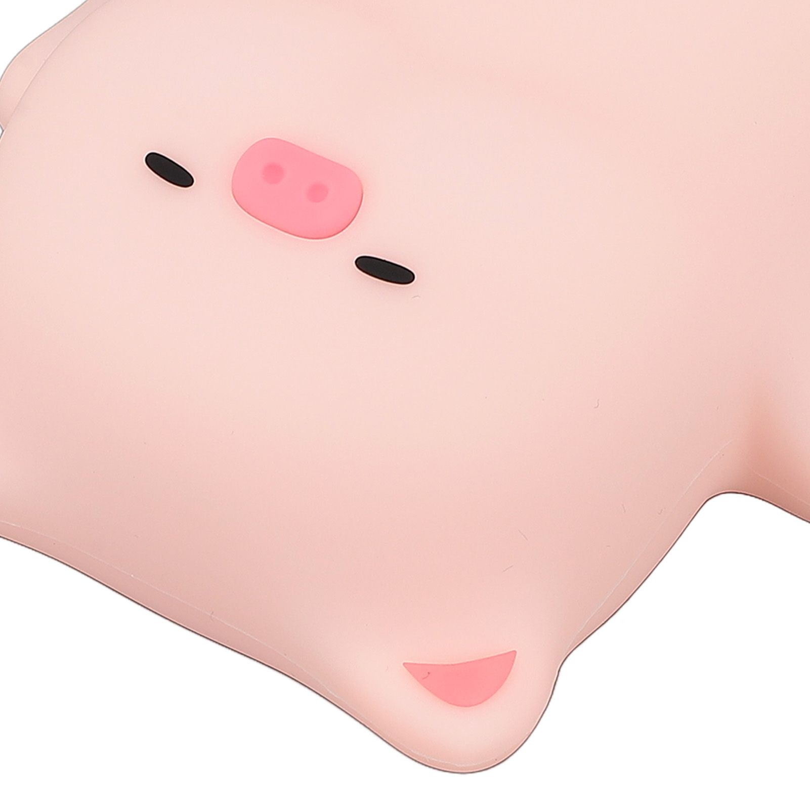 Piggy Night Light for Kids Silicone 3000K LED Dimmable Rechargeable Bedside view 2
