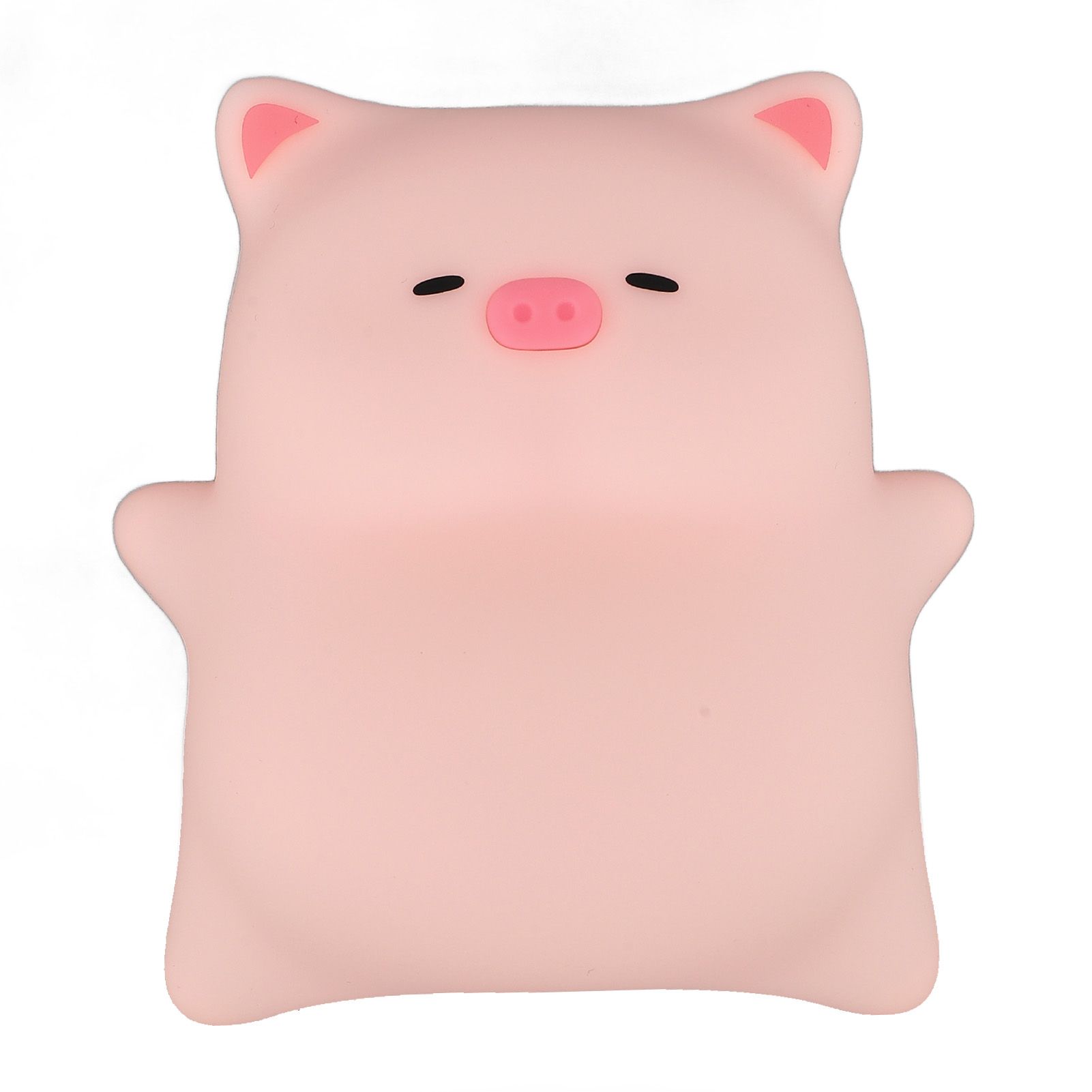 Piggy Night Light for Kids Silicone 3000K LED Dimmable Rechargeable Bedside view 9