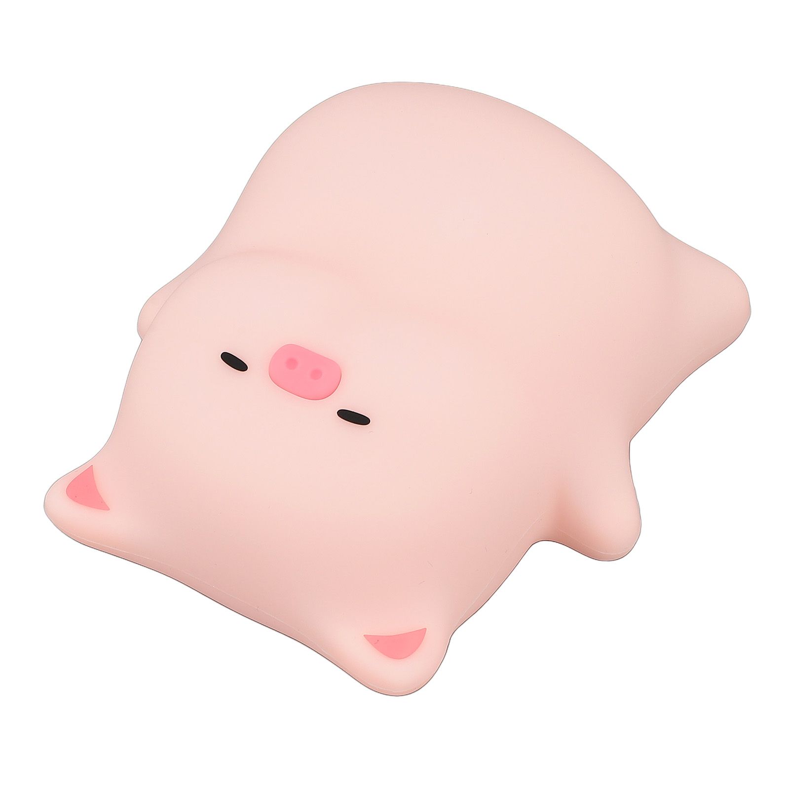 Piggy Night Light for Kids Silicone 3000K LED Dimmable Rechargeable Bedside view 11