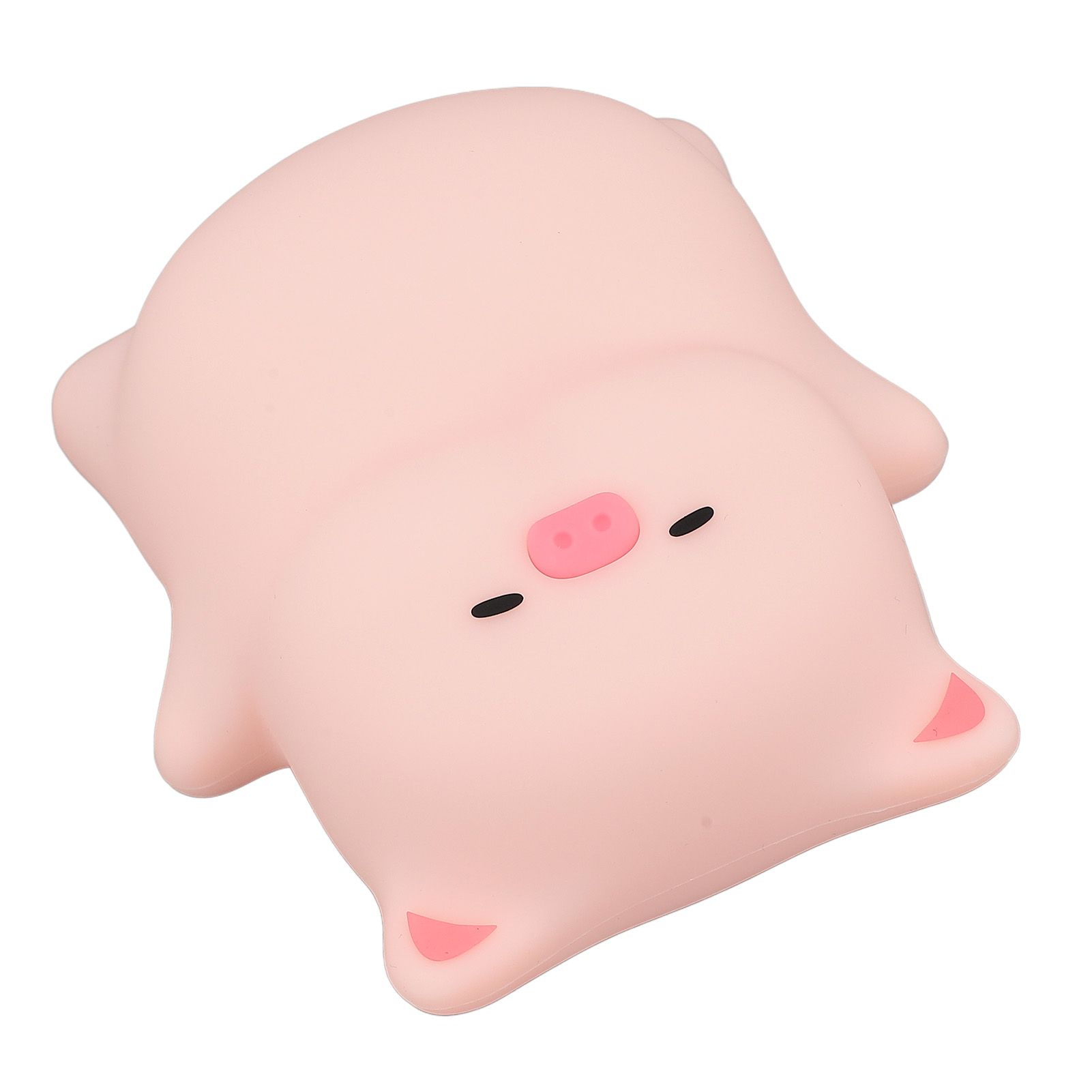 Piggy Night Light for Kids Silicone 3000K LED Dimmable Rechargeable Bedside view 12