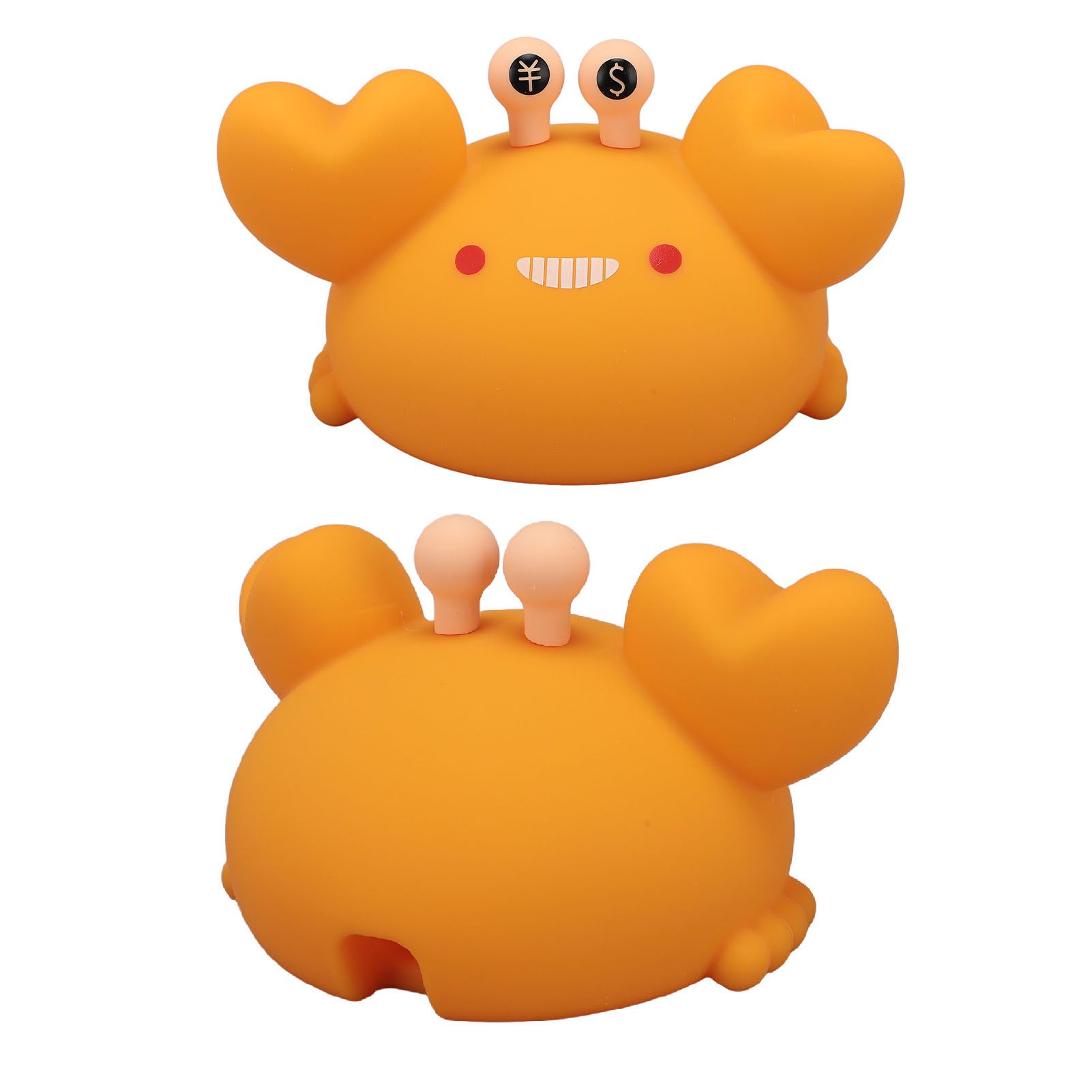 Crab Night Light Warm White Lighting 3 Brightness Levels Soft Silicone Animal view 11