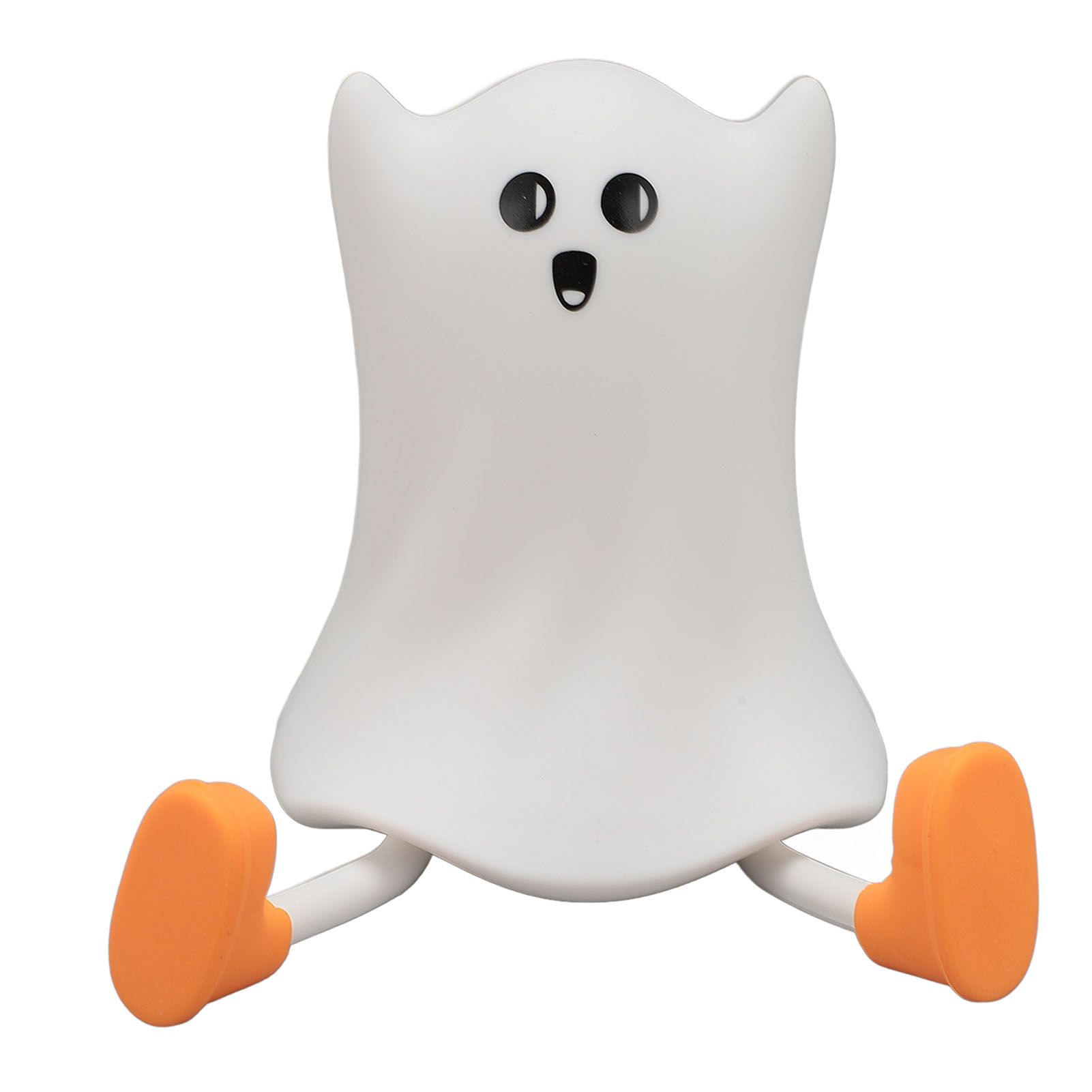 Night Light Cute Silicone Rechargeable 3000K Warm Light Dimmable LED Tap Ghost