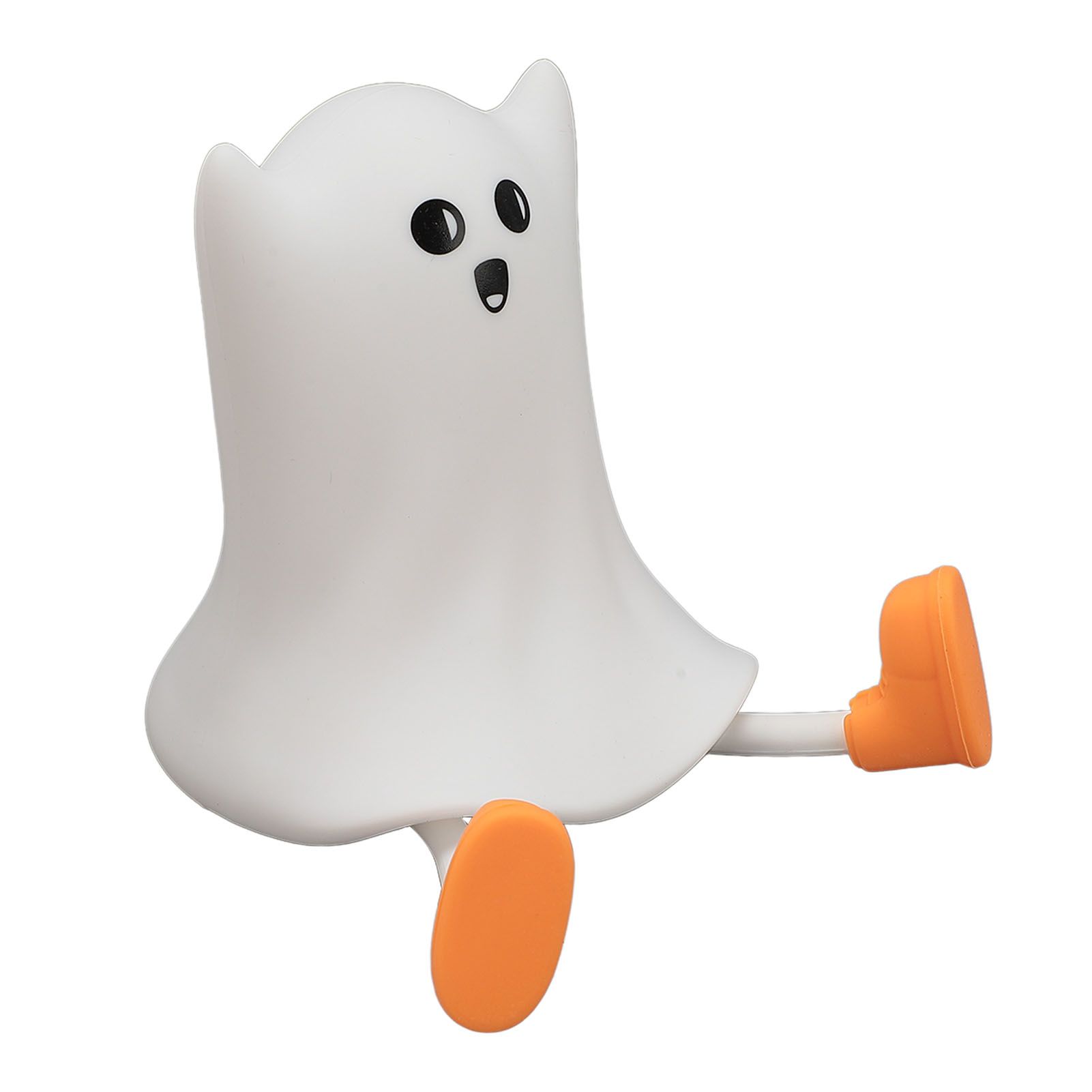 Night Light Cute Silicone Rechargeable 3000K Warm Light Dimmable LED Tap Ghost view 5