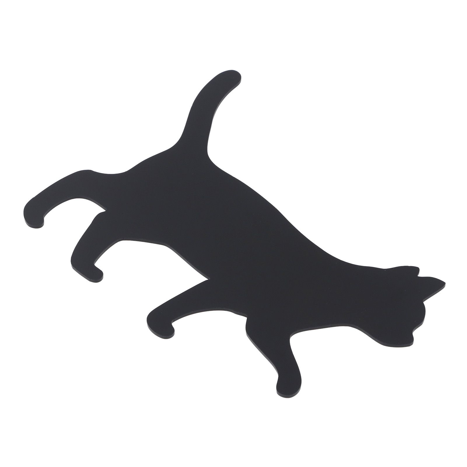 Cat Night Light Voice Activated Black Cat Silhouette Lamp Wall Decor Battery view 12