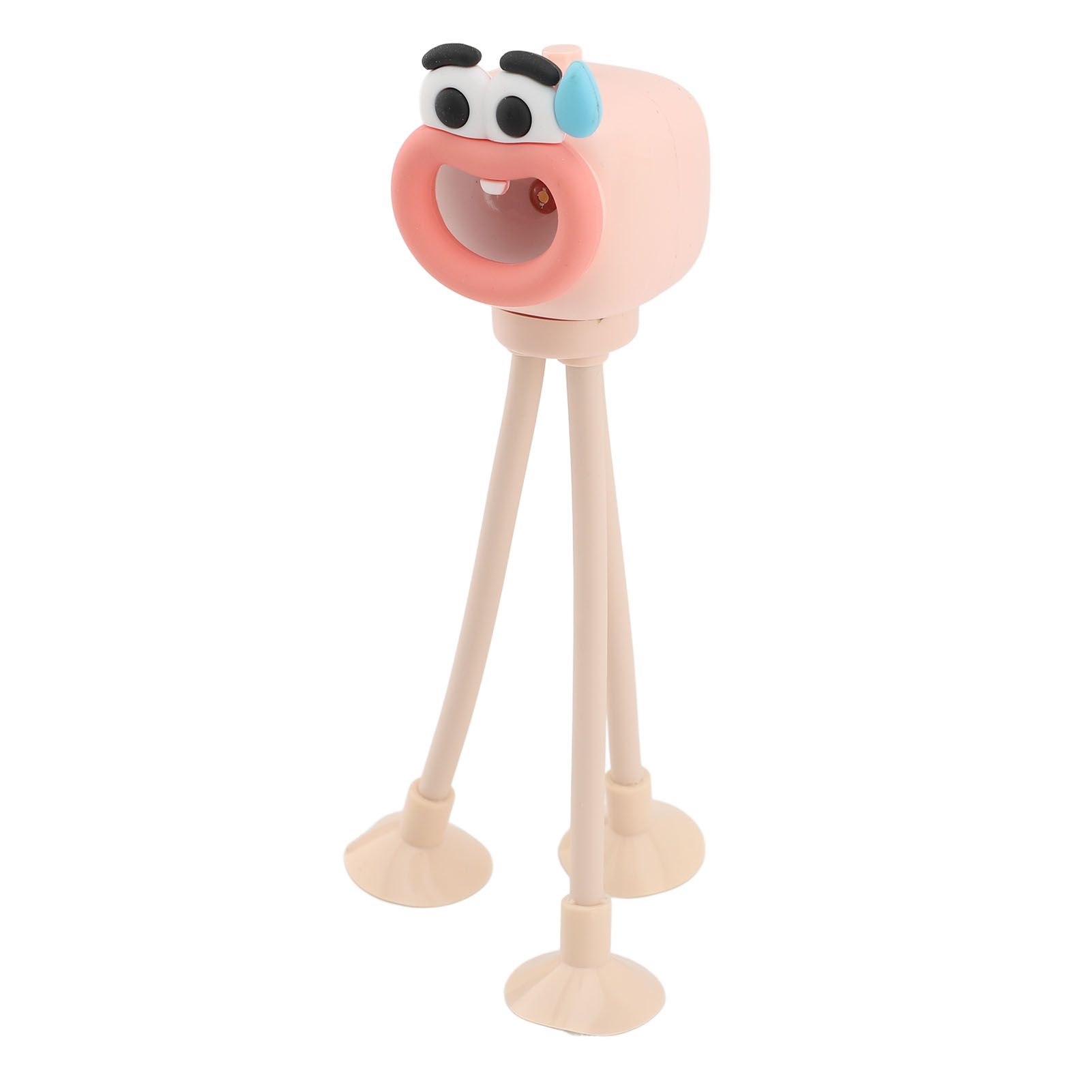 Desk Night Light Funny Octopus Flexible Shape Suction Cup Table Lamp for
