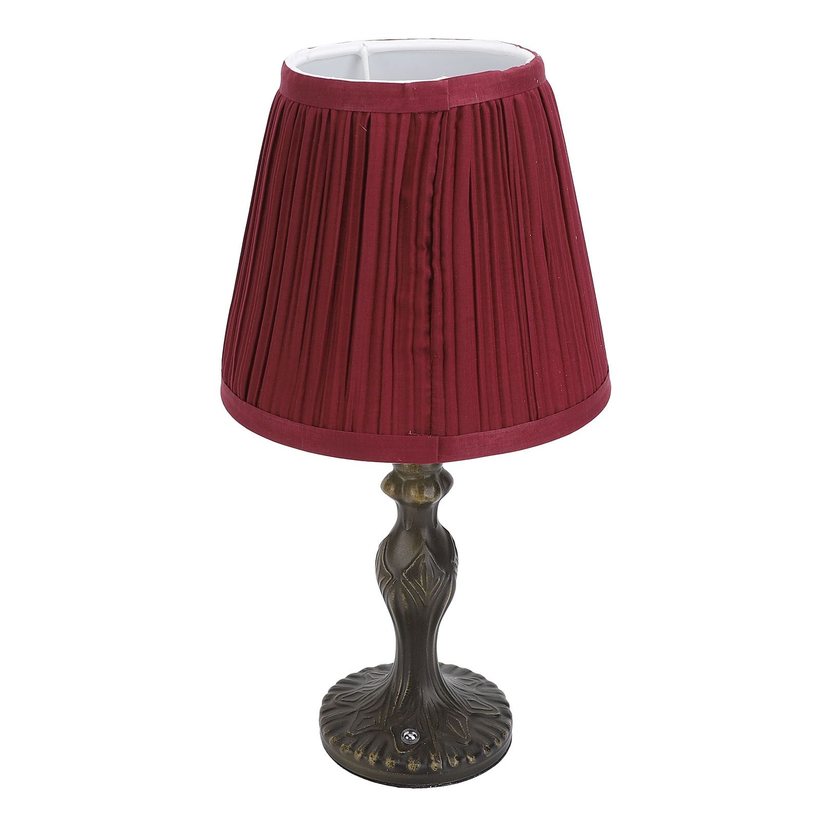 Fabric Desk Lamp Cordless Touch Dimmable Rechargeable Vintage Decorative Night
