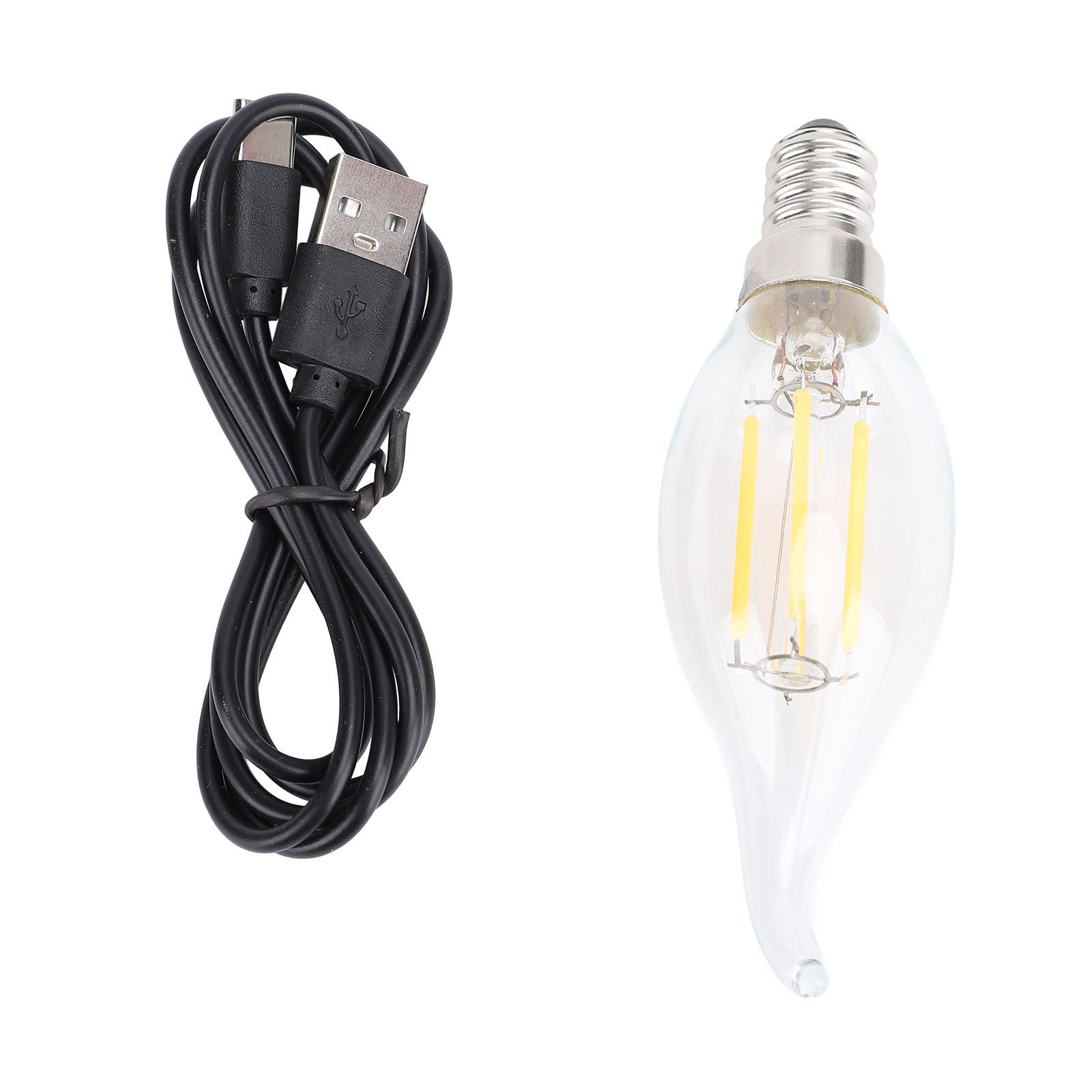 Fabric Desk Lamp Cordless Touch Dimmable Rechargeable Vintage Decorative Night view 2