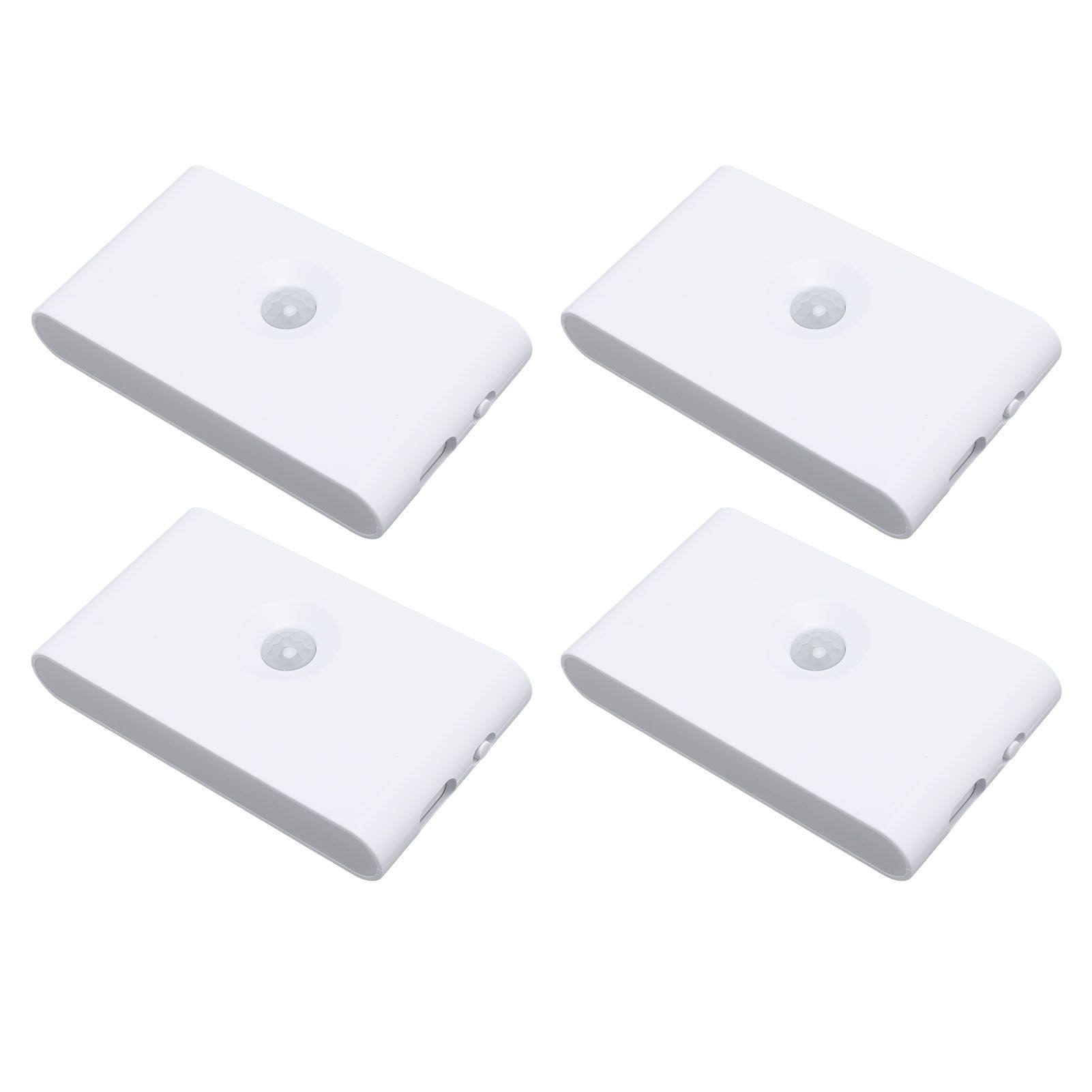 4PCS LED Motion Sensor Night Light 2700K Type C Rechargeable Magnetic Double