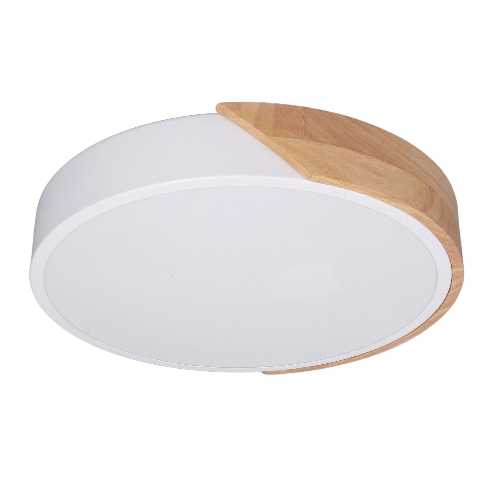 Flush Mount Ceiling Light APP Remote Control Dimmable 3 Color Temperature LED view 4