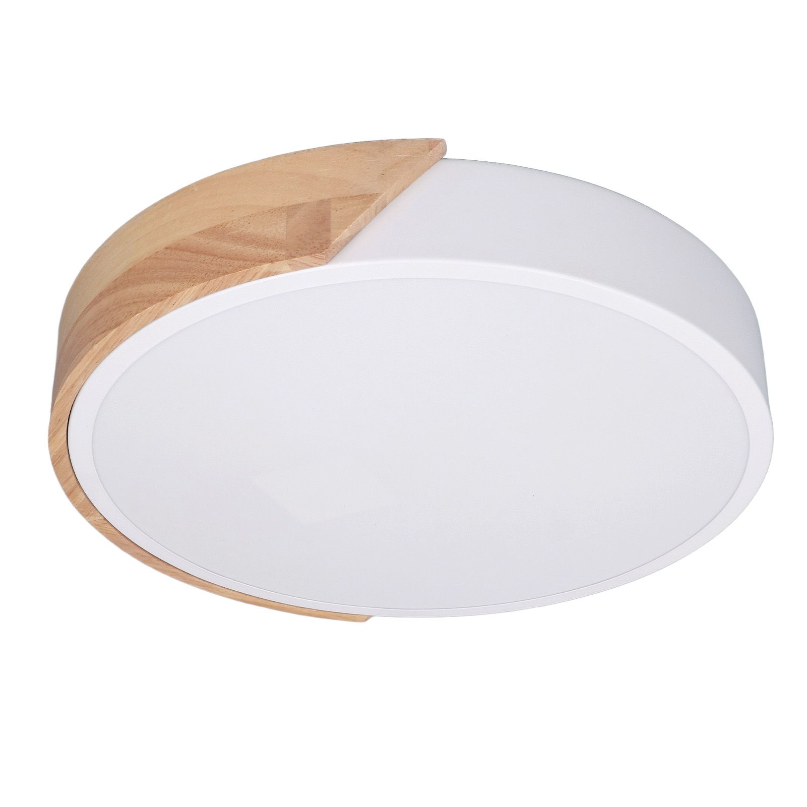 Flush Mount Ceiling Light APP Remote Control Dimmable 3 Color Temperature LED view 6