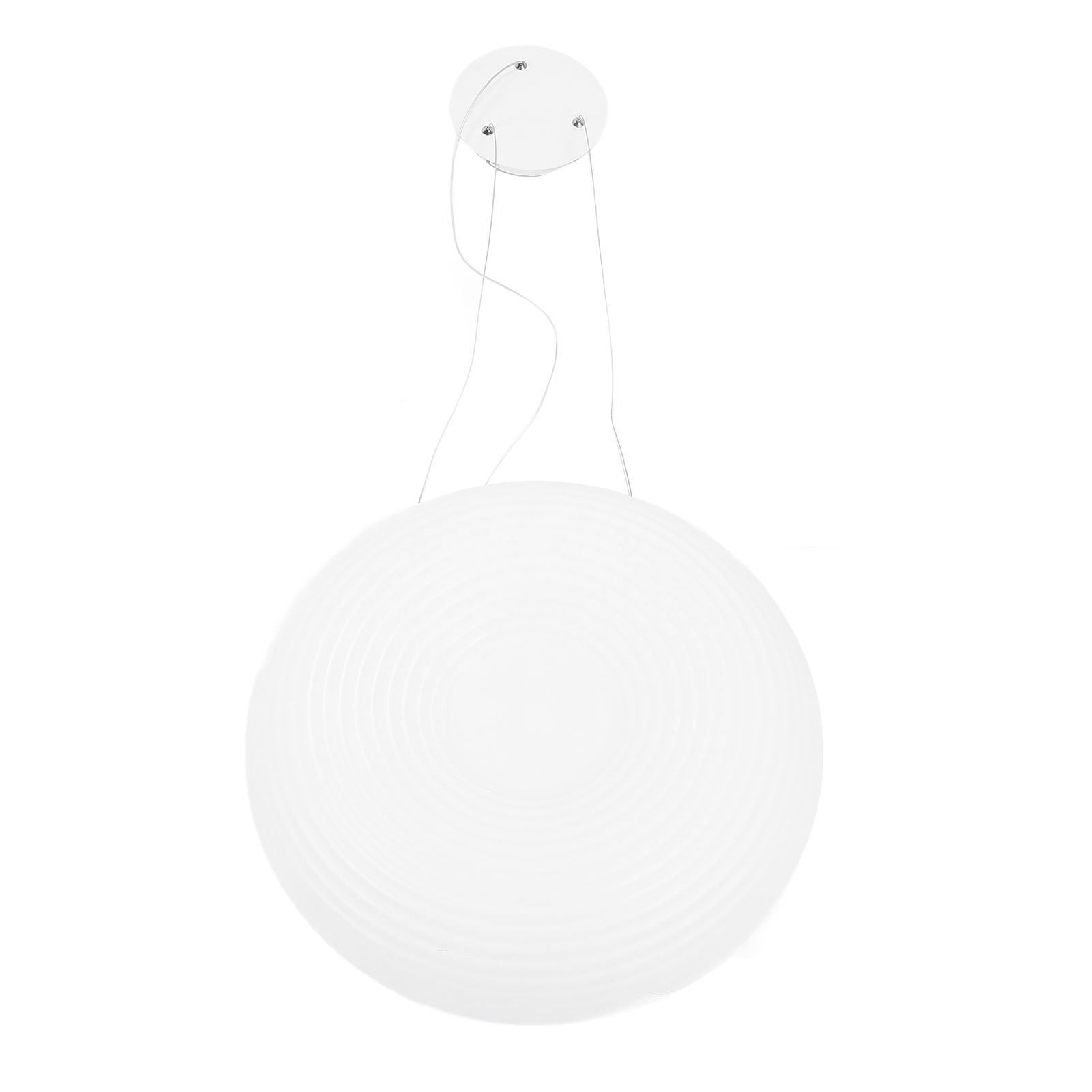 Pendant Light Round Milky White PC Lampshade LED Height Adjustable 3 Color view 10