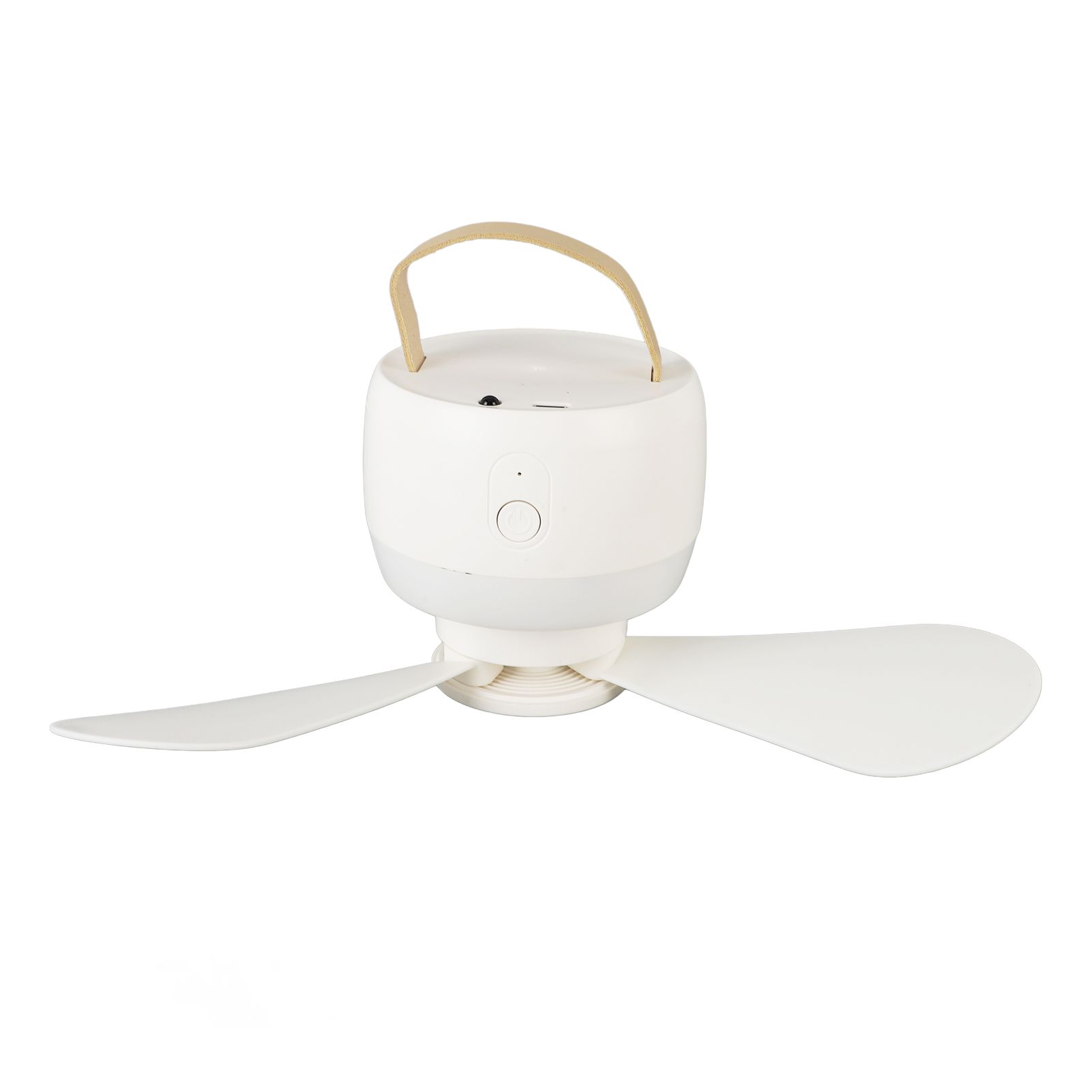 Fan Light Remote Control Rechargeable Quiet 3 Speeds Cordless Portable Hanging view 8