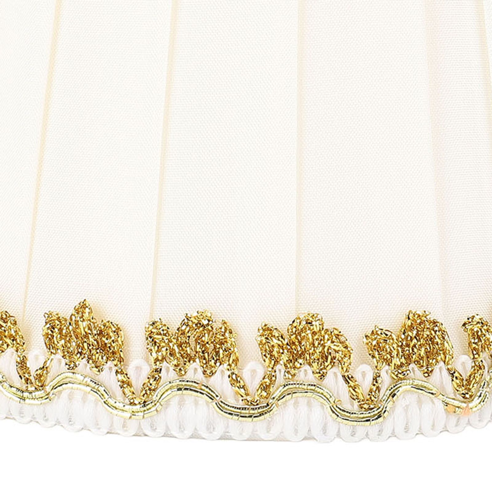 6PCS Fabric Lampshades Cloth Pleated Decorative Lamp Replacement Shade Clip On view 7