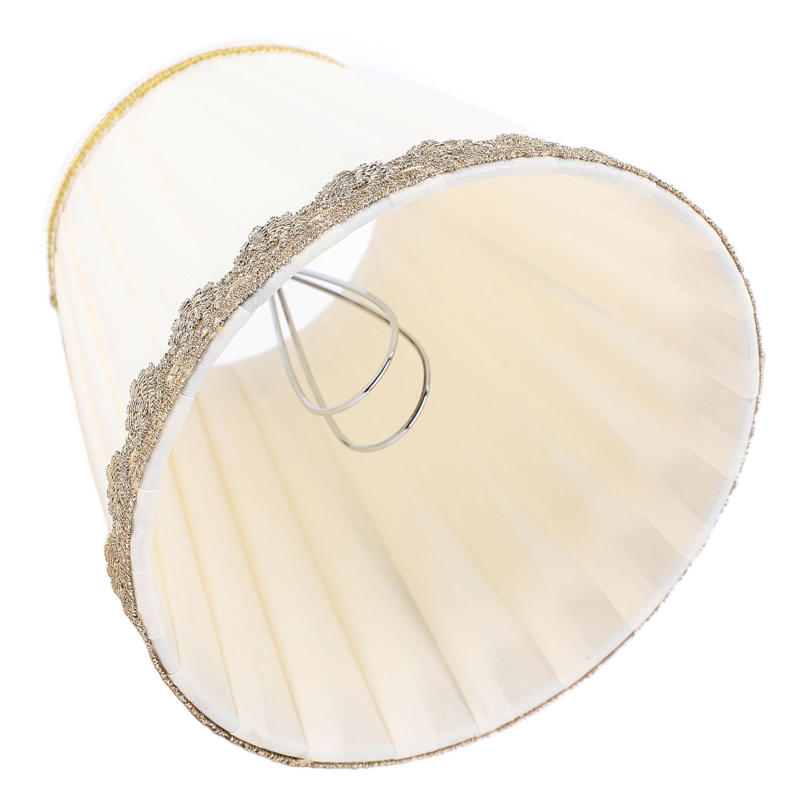 6pcs Table Lamp Shade Clip On Modern Minimalist Universal Pleated Cloth view 12