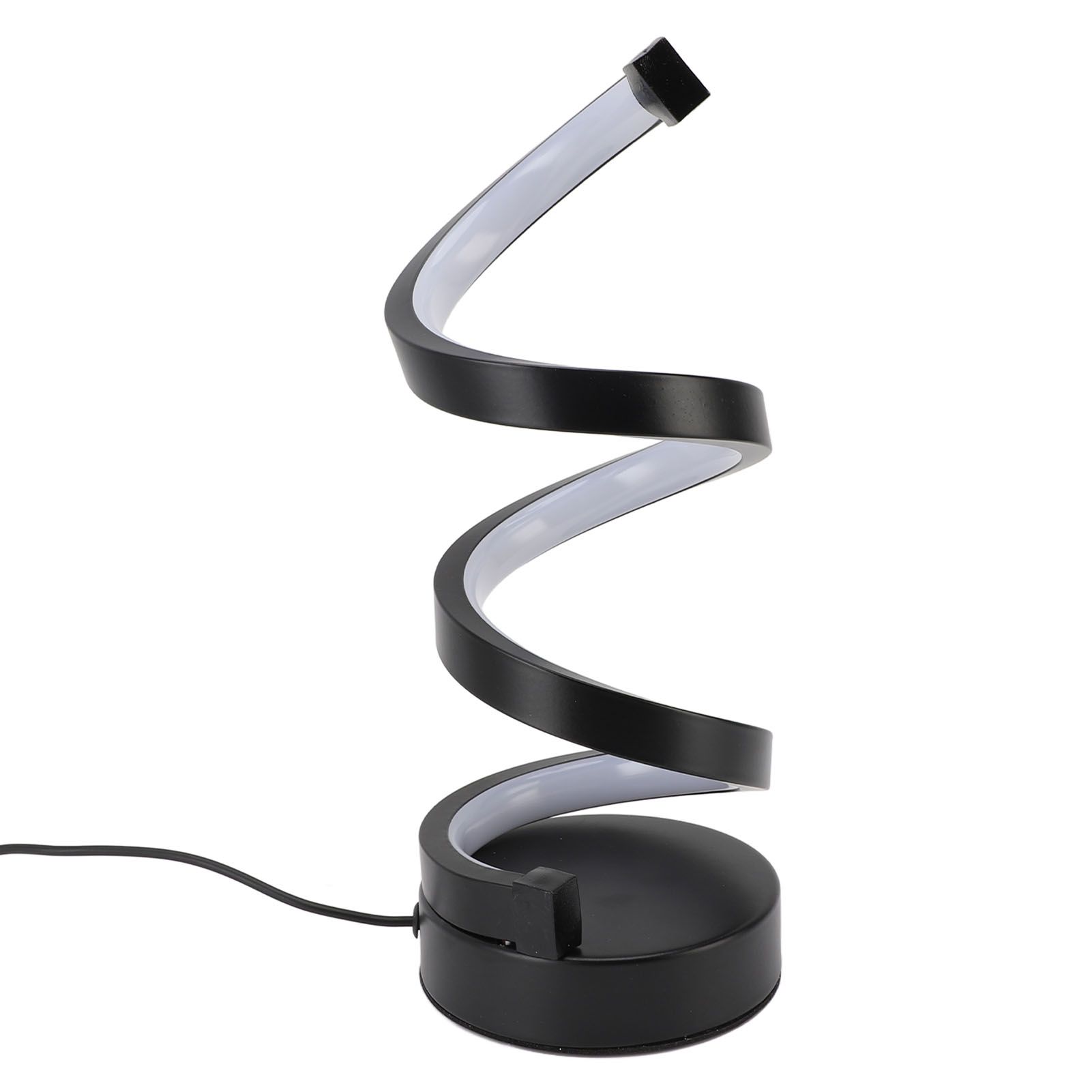 Spiral LED Table Lamp 3 Color Temperature Stepless Dimming USB Powered Modern view 11