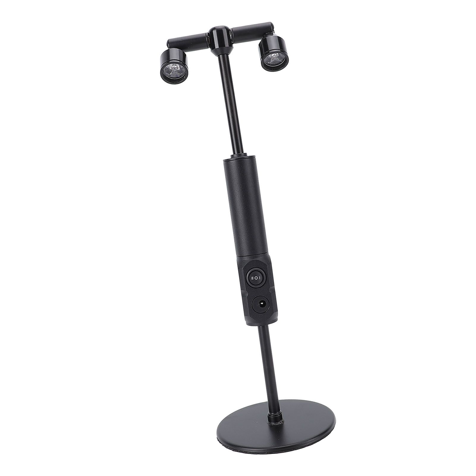 LED Cordless Table Lamp Iron Dual Heads Warm Lighting Rechargeable Portable 2 view 6