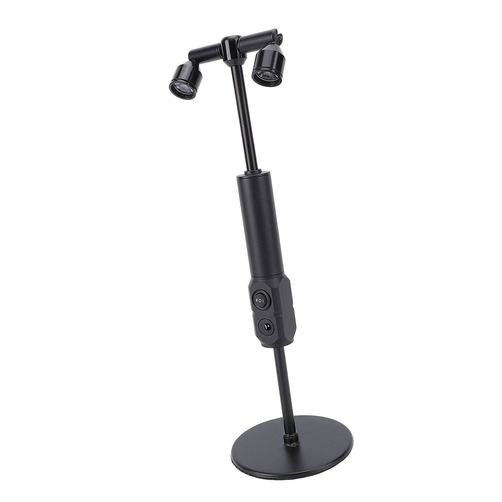 LED Cordless Table Lamp Iron Dual Heads Warm Lighting Rechargeable Portable 2 view 9