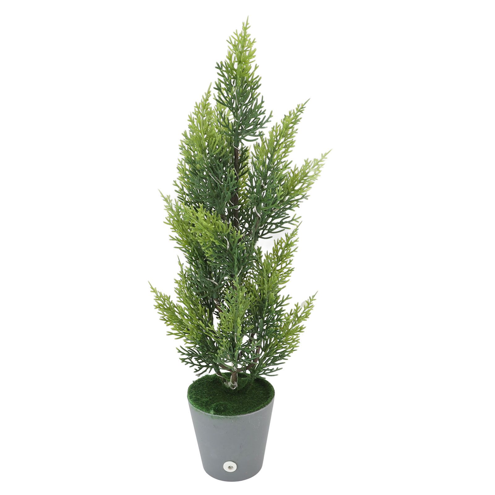 Lighted Cypress Tree Decor USB Powered LED Mini Light Up Table Centerpiece view 10