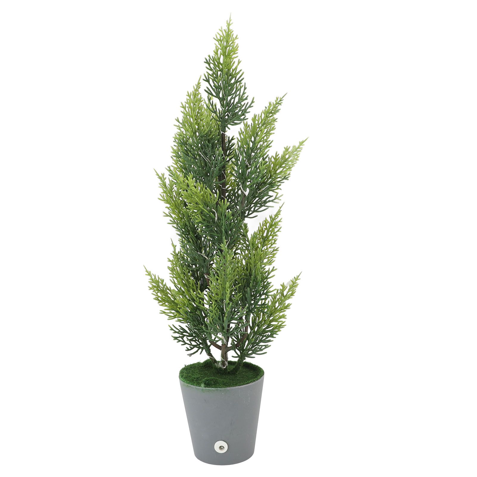 Lighted Cypress Tree Decor USB Powered LED Mini Light Up Table Centerpiece view 11