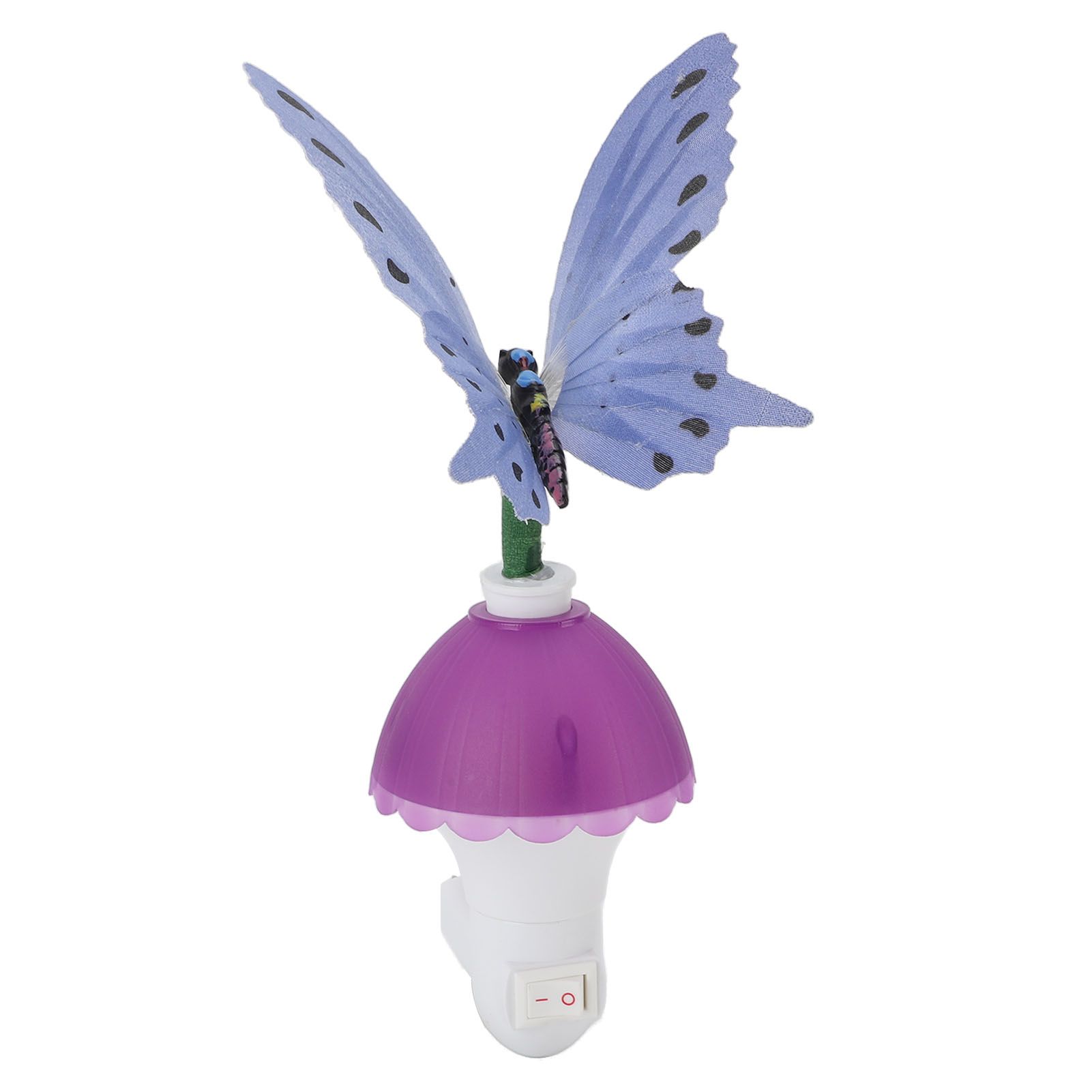 Plug in Night Light Colorful LED Butterflies Plug in Night Lamp with Dusk to