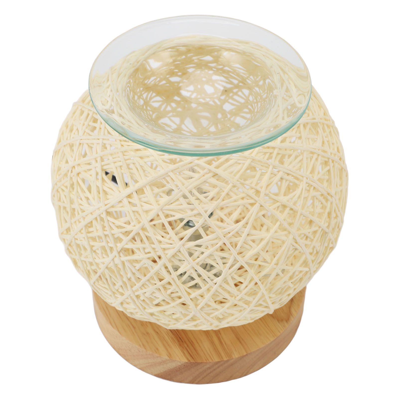 Adjustable Rattan Table Lamp Dimmable Woven Aromatherapy Lamp Night Light for view 11
