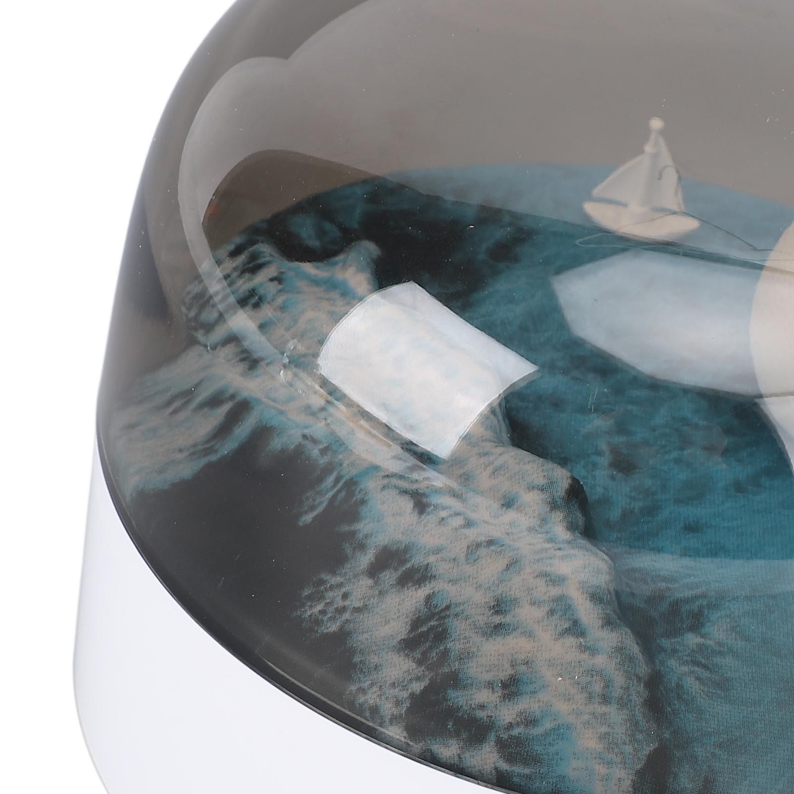 Moon Night Light with Dimming Function Rechargeable Touch Bedside Desk Lamp view 2