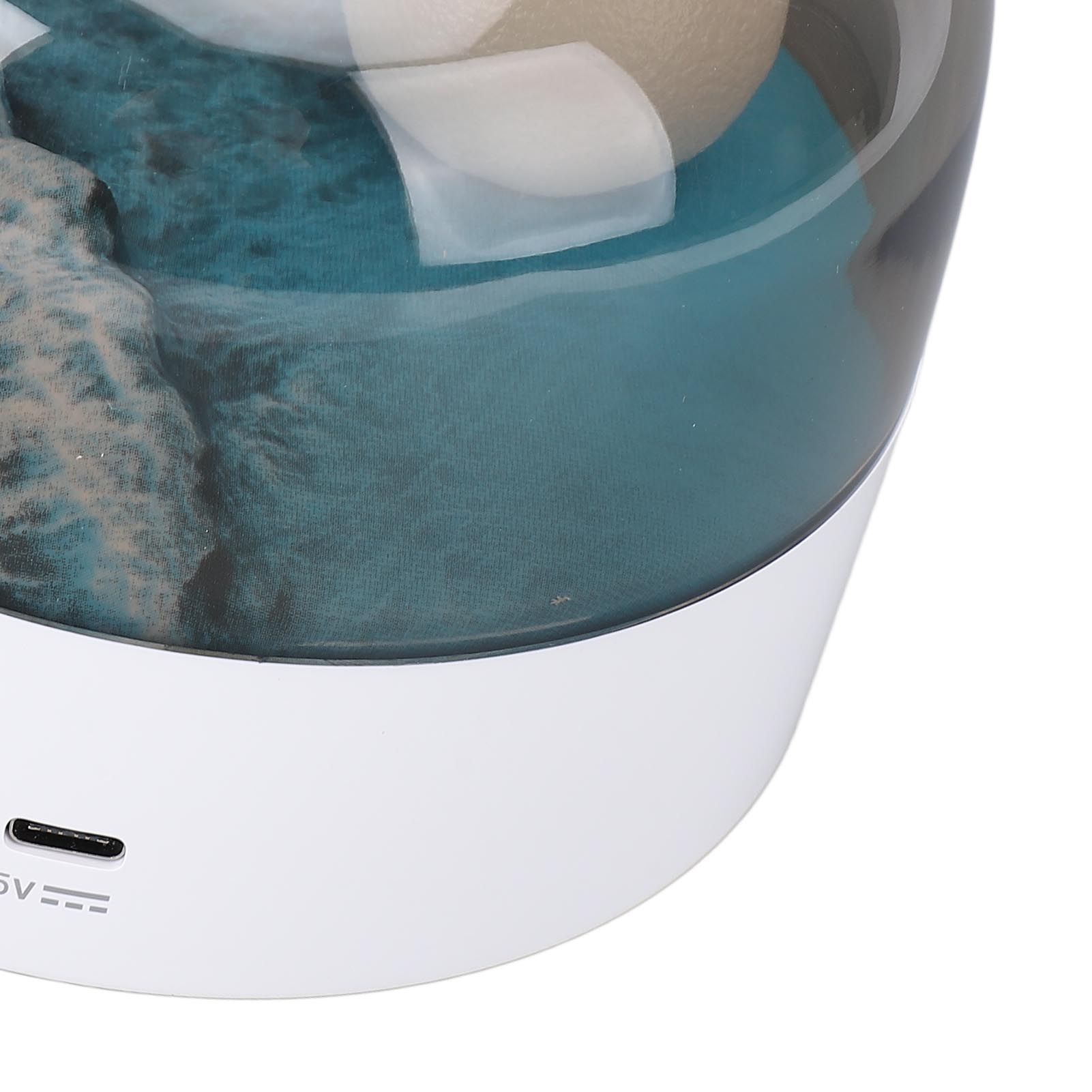 Moon Night Light with Dimming Function Rechargeable Touch Bedside Desk Lamp view 5