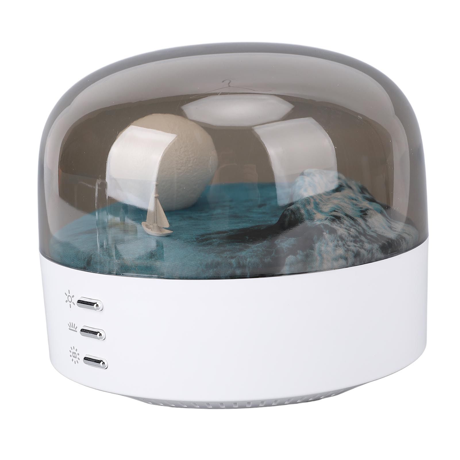 Moon Night Light with Dimming Function Rechargeable Touch Bedside Desk Lamp view 10