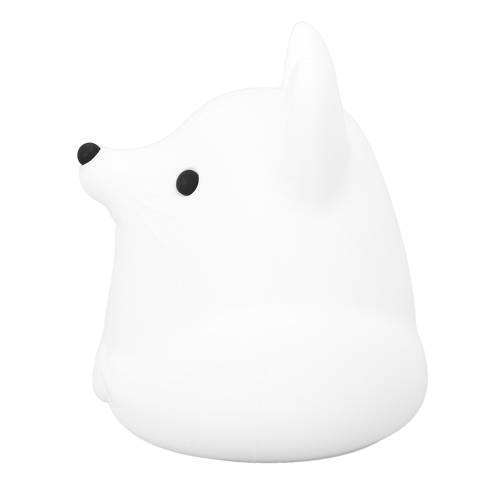 Cute Fox Night Light Silicone Tap Control USB Rechargeable Animal Nursery