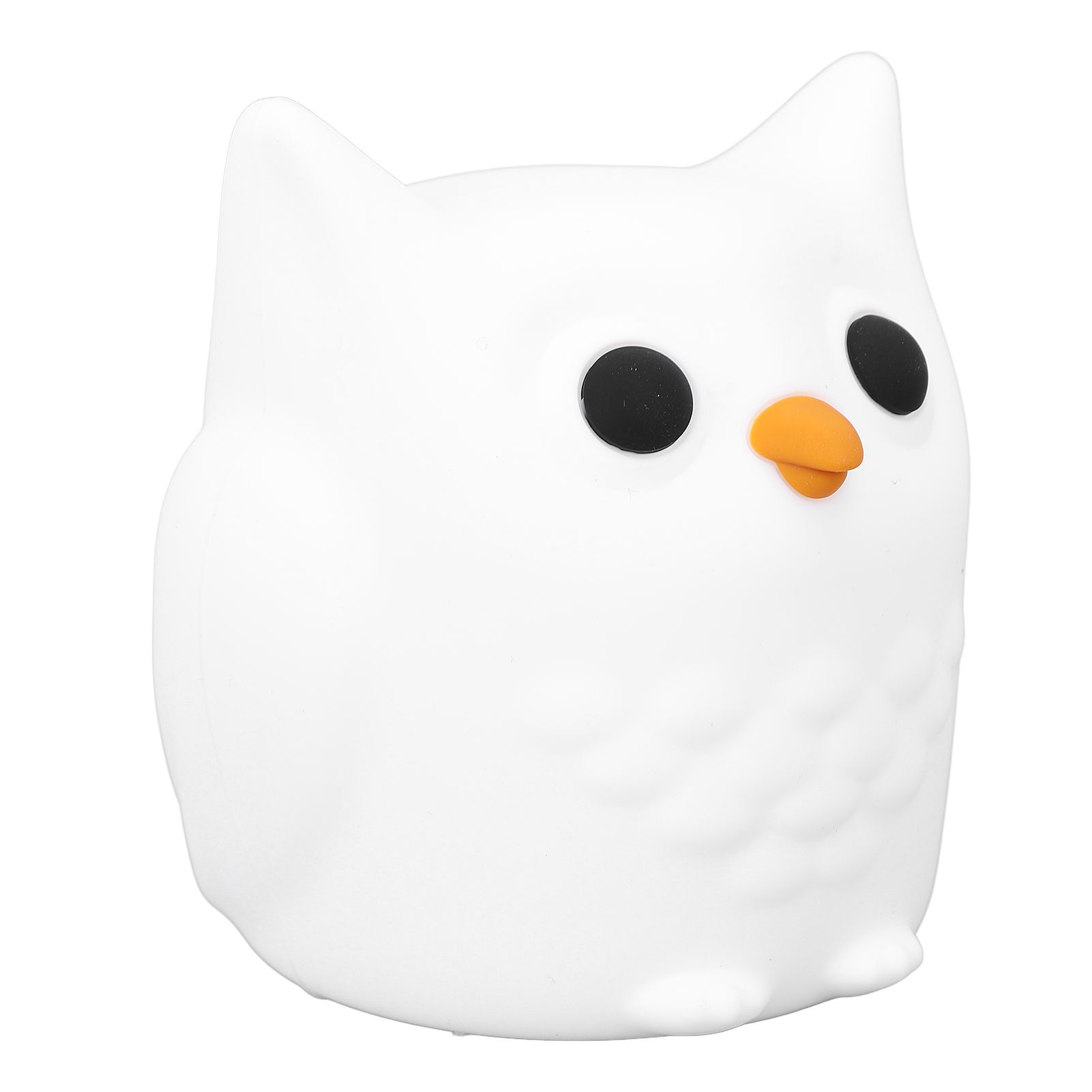 Owl Night Light Rechargeable Bedside Lamp Eye Caring Silicone Nursery Lamp view 6