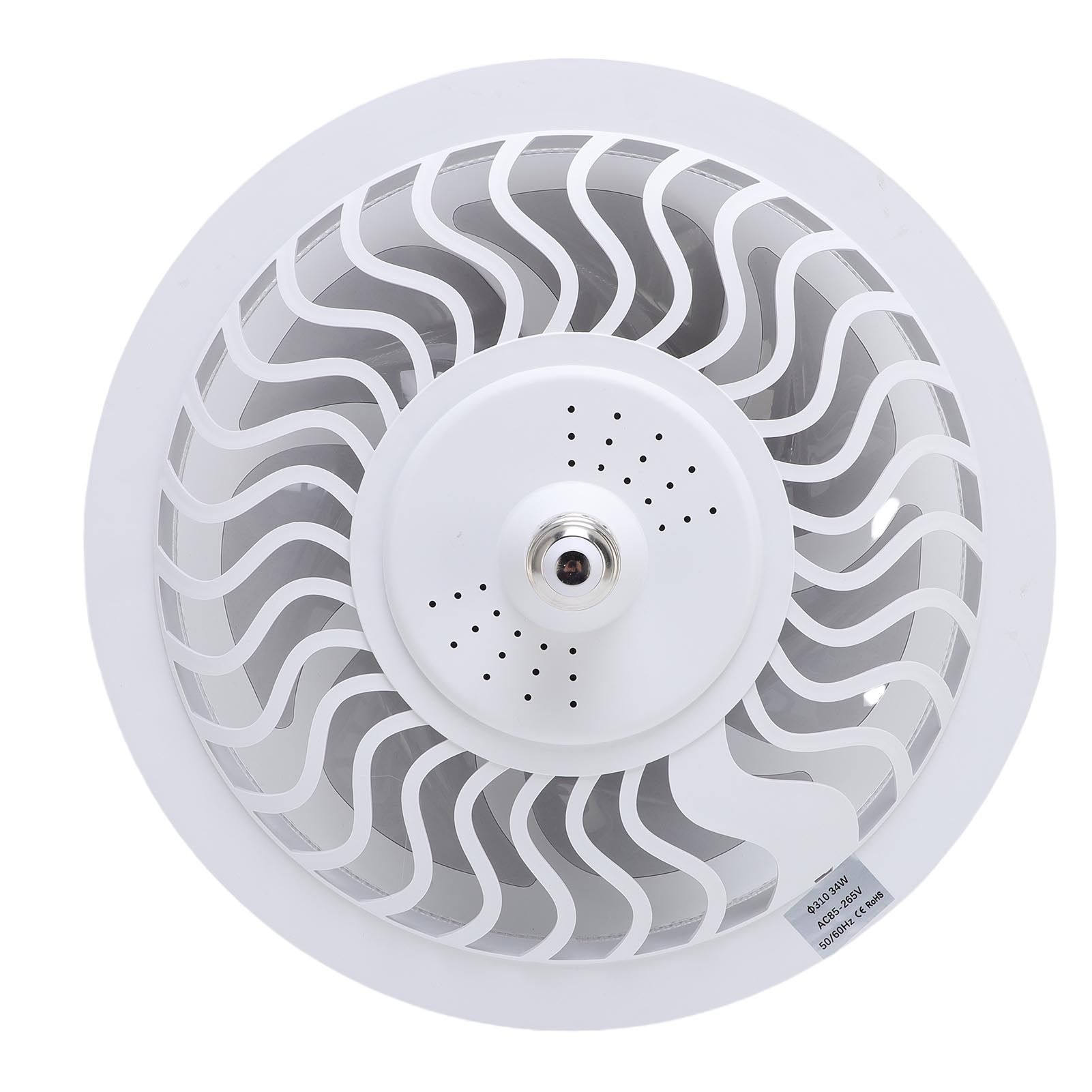 E26 E27 Ceiling Fan with Light Remote Flush Mount Socket Ceiling Fan Light view 9