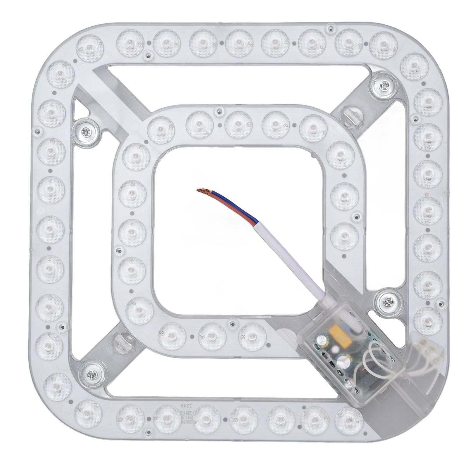 Ceiling Fan LED Light Replacement 24W 2100LM 3 Color Temperatures Ceiling view 3