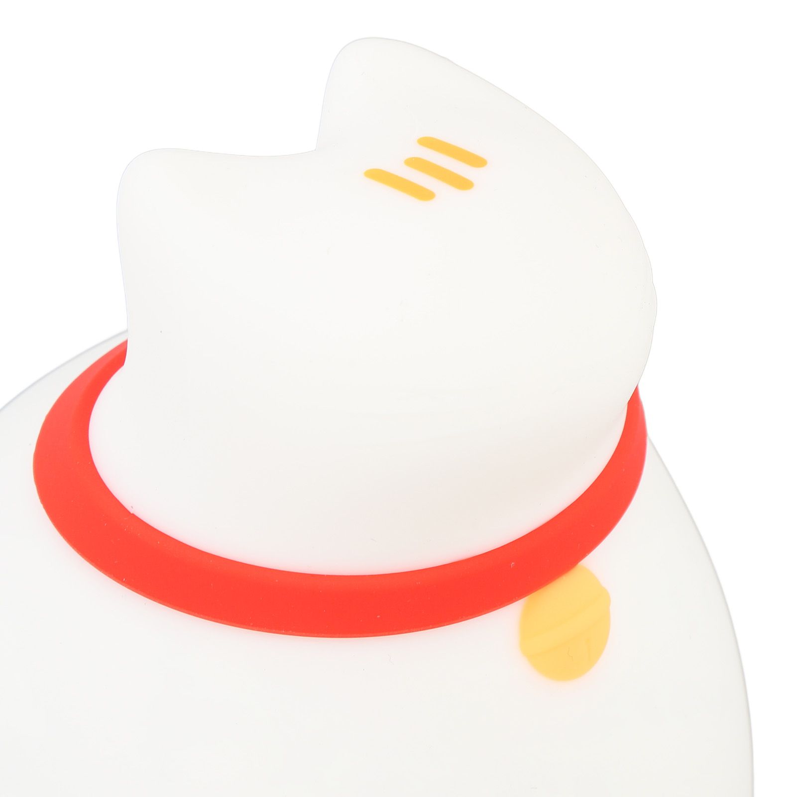 Cute Lucky Cat Night Light Silicone Dimmable Tap Control USB Rechargeable view 2