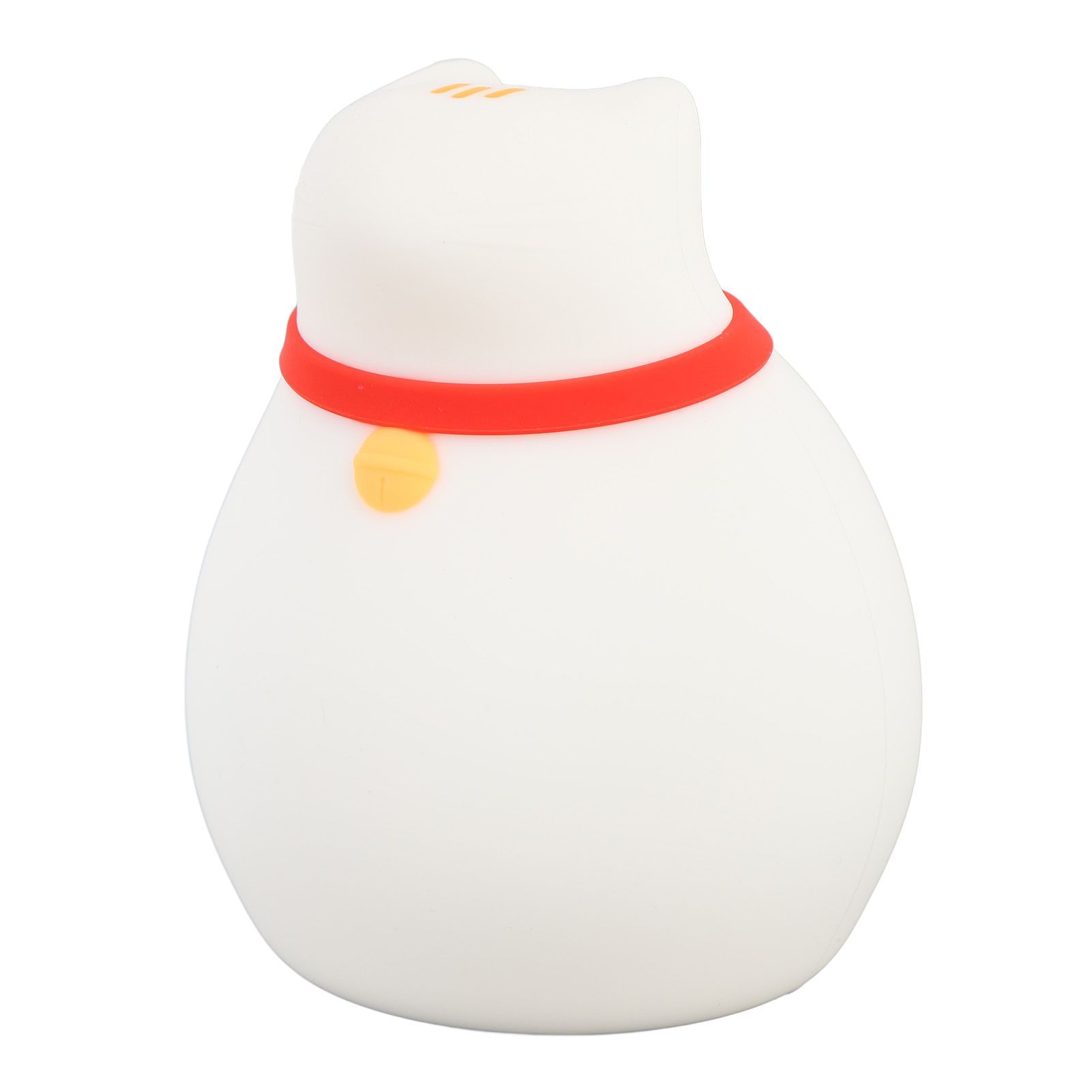 Cute Lucky Cat Night Light Silicone Dimmable Tap Control USB Rechargeable view 8