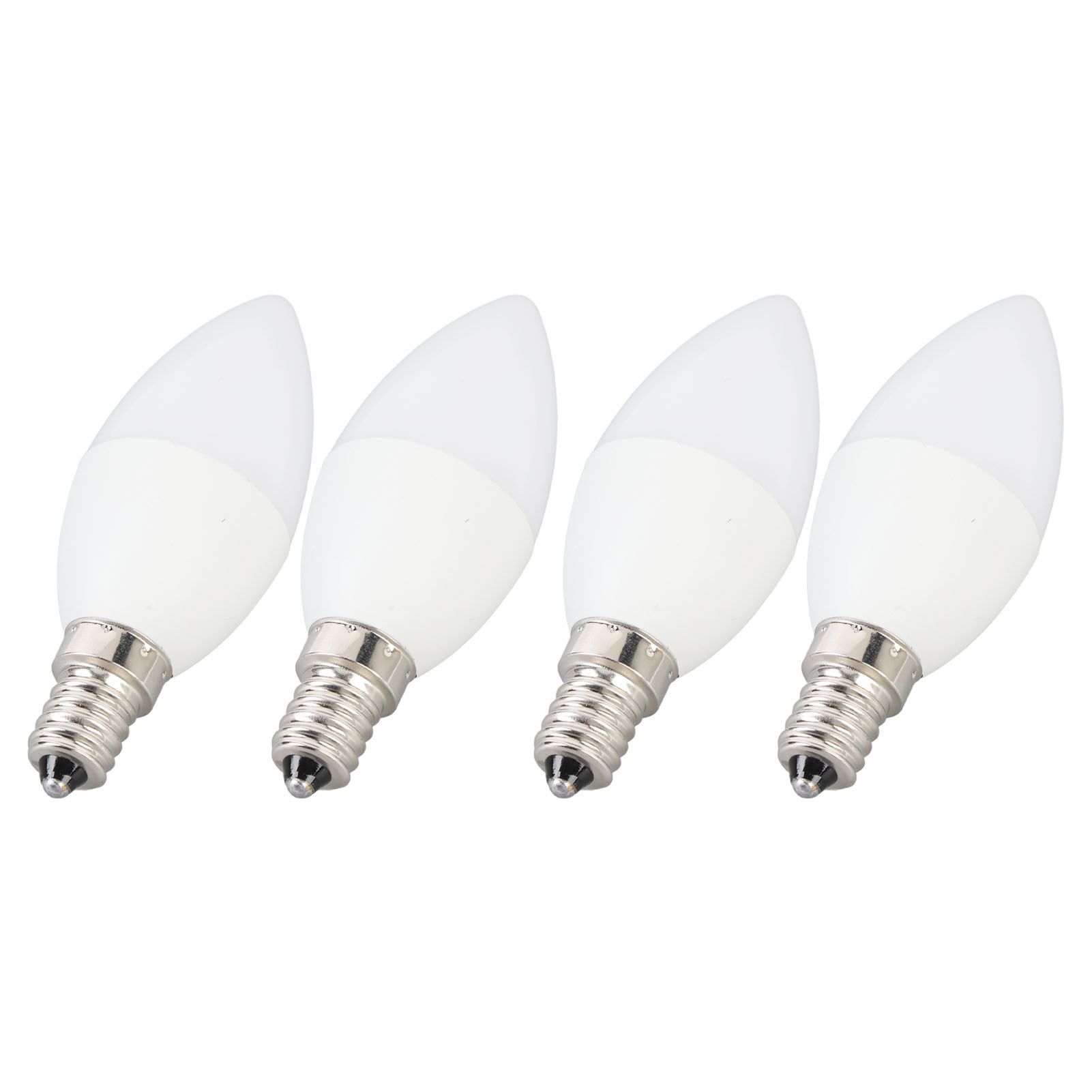 4PCS E14 LED Candelabra Light Bulbs 40W Equivalent Daylight White 6000K 5W