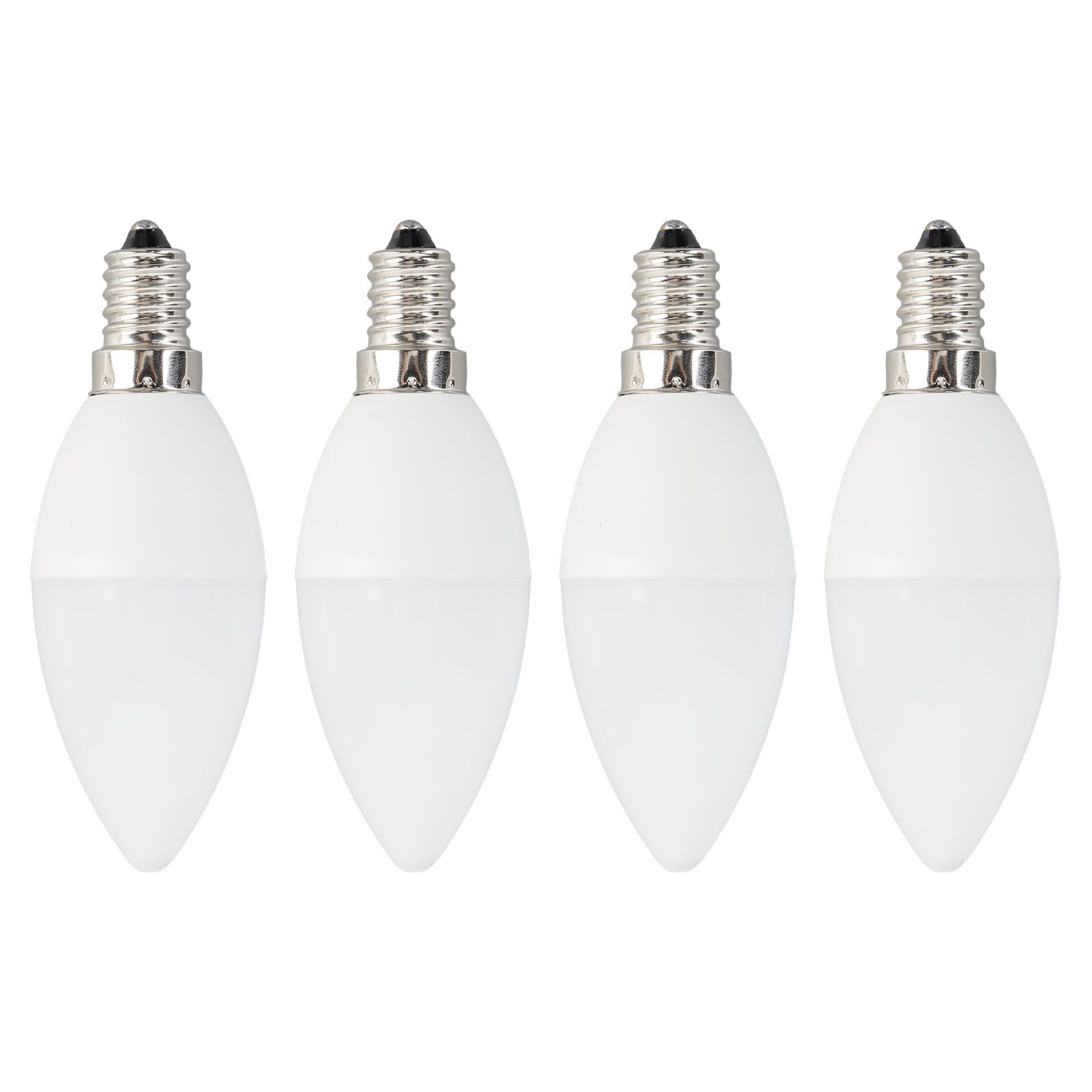 4PCS E14 LED Candelabra Light Bulbs 40W Equivalent Daylight White 6000K 5W view 9