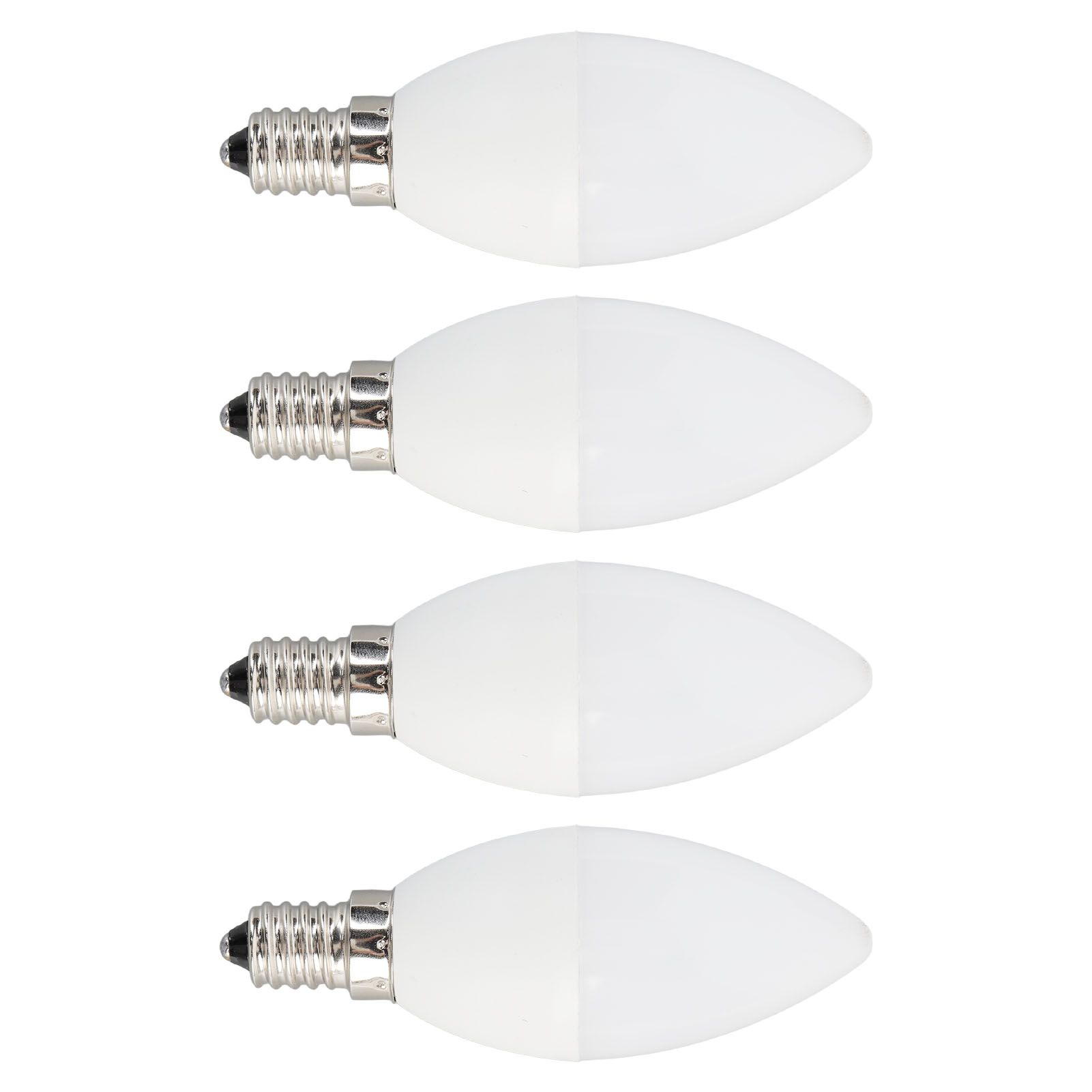 4PCS E14 LED Candelabra Light Bulbs 40W Equivalent Daylight White 6000K 5W view 10